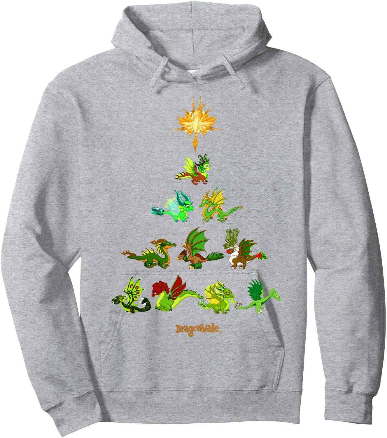 DragonVale: Holiday Dragon Tree Hoodie - Hoodie | Ash