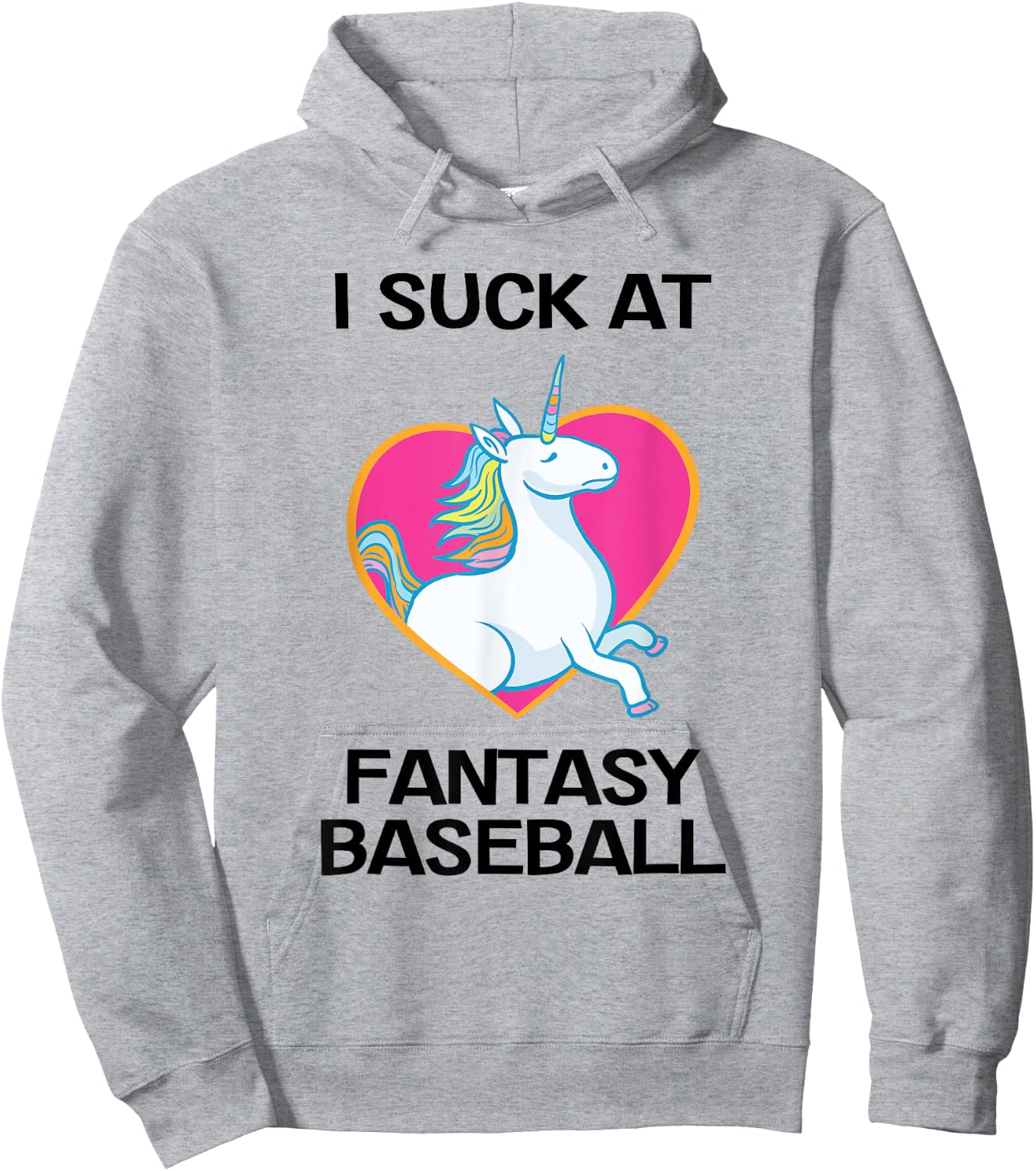 I Suck at Fantasy Baseball Loser Hoodie - Hoodie | Ash
