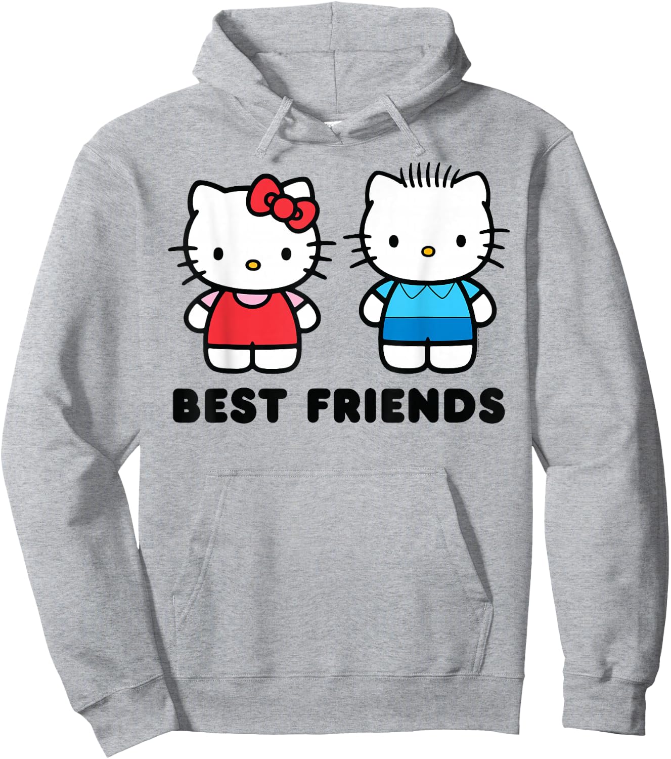 Hello Kitty and Dear Daniel Best Friends Hoodie - Hoodie | Ash