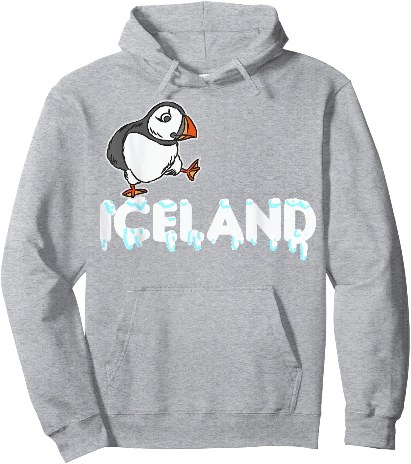 Iceland Puffin Hoodie - Hoodie | Ash