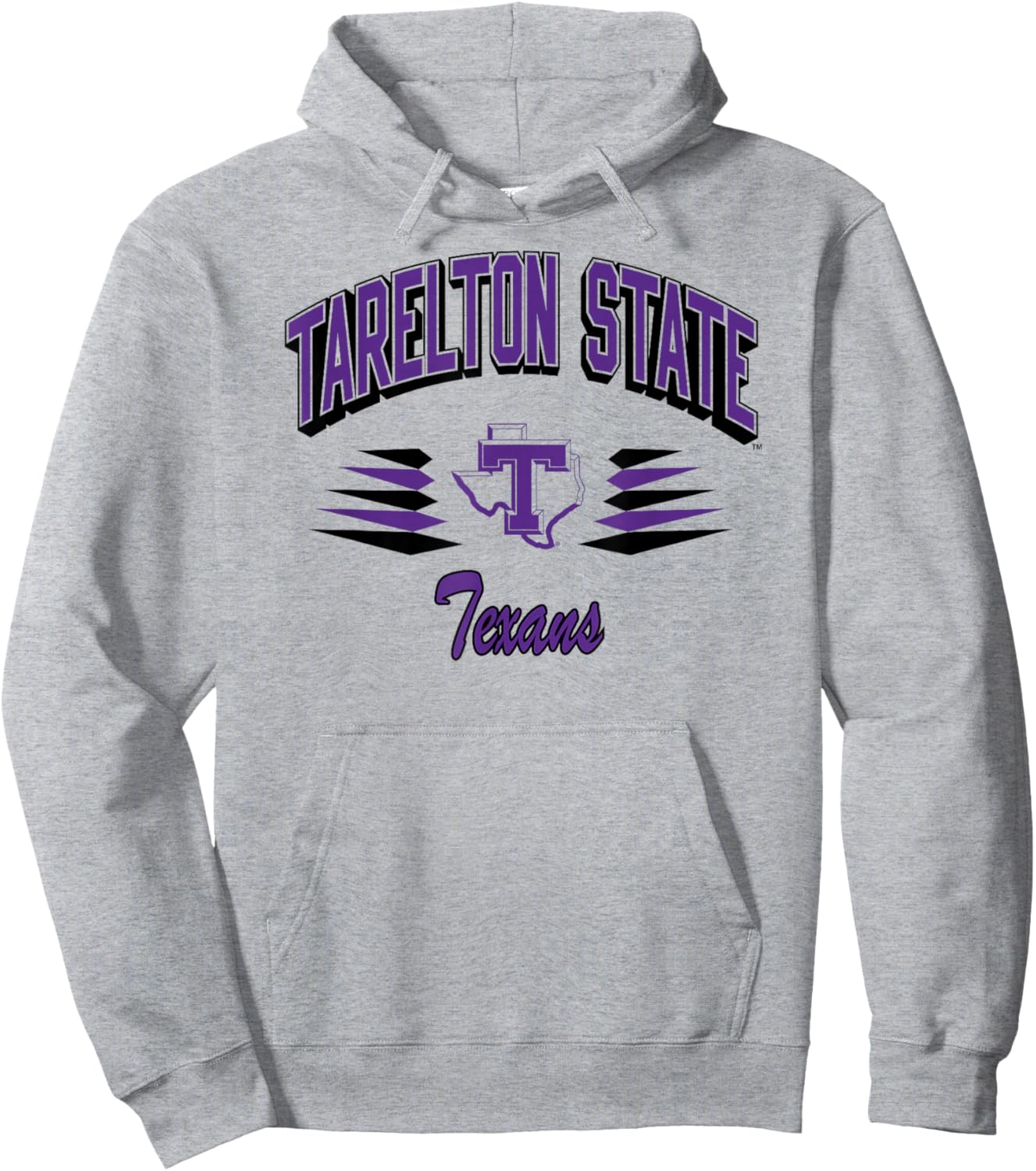 Tarleton State Texans Retro Diamond White Hoodie - Hoodie | Ash