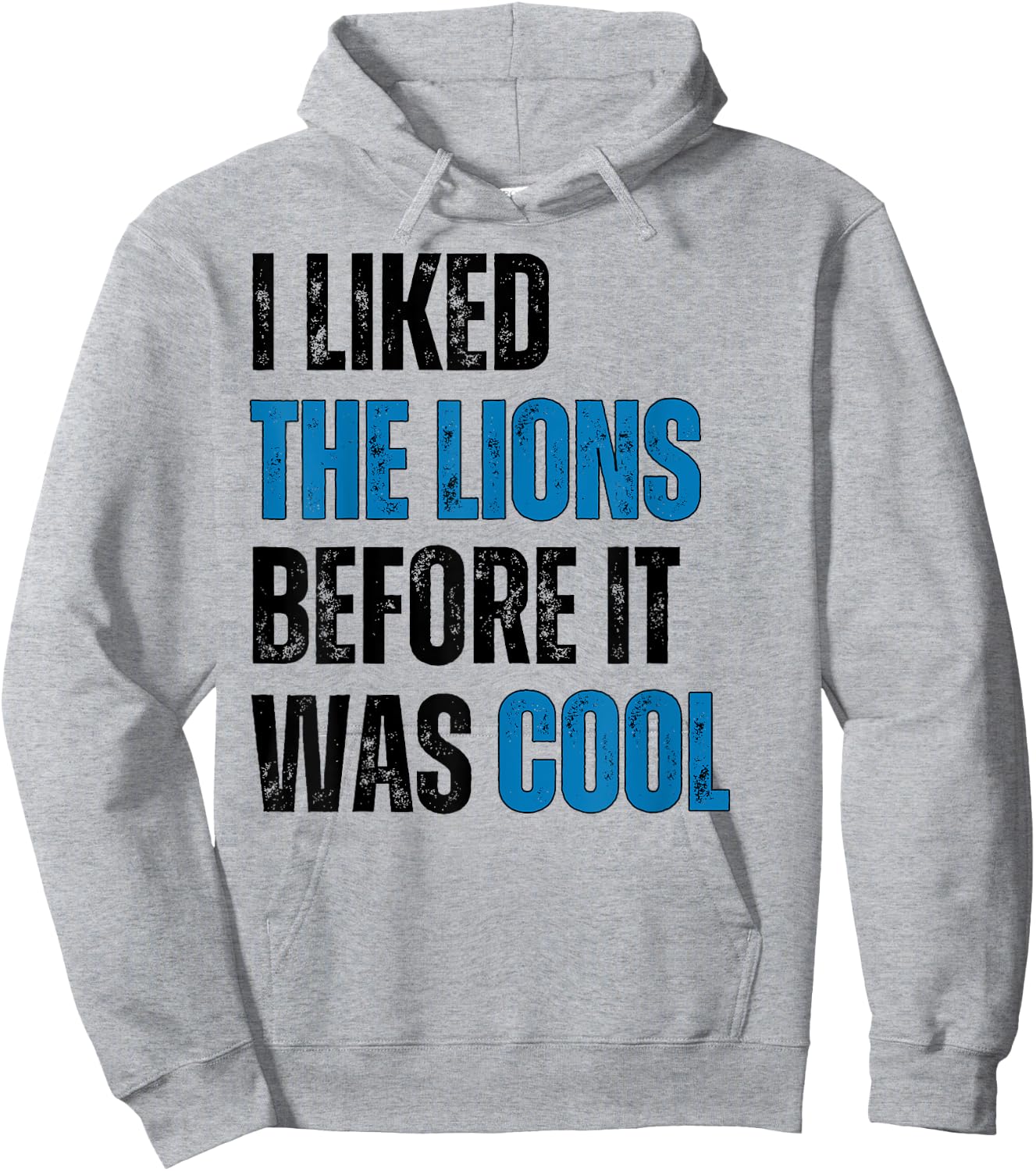 I Liked The Lions Before It Was Cool Hoodie - Hoodie | Ash
