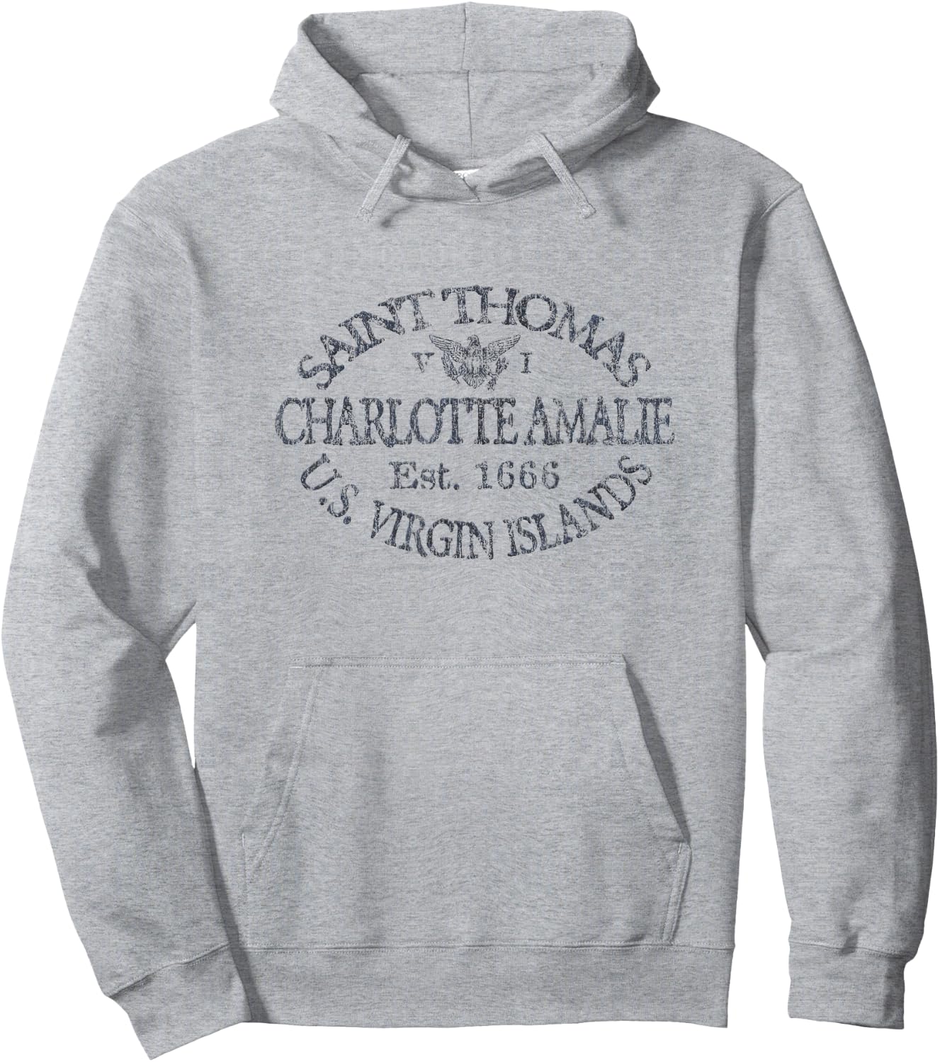 JCombs: Charlotte Amalie, St. Thomas, USVI Hoodie - Hoodie | Ash