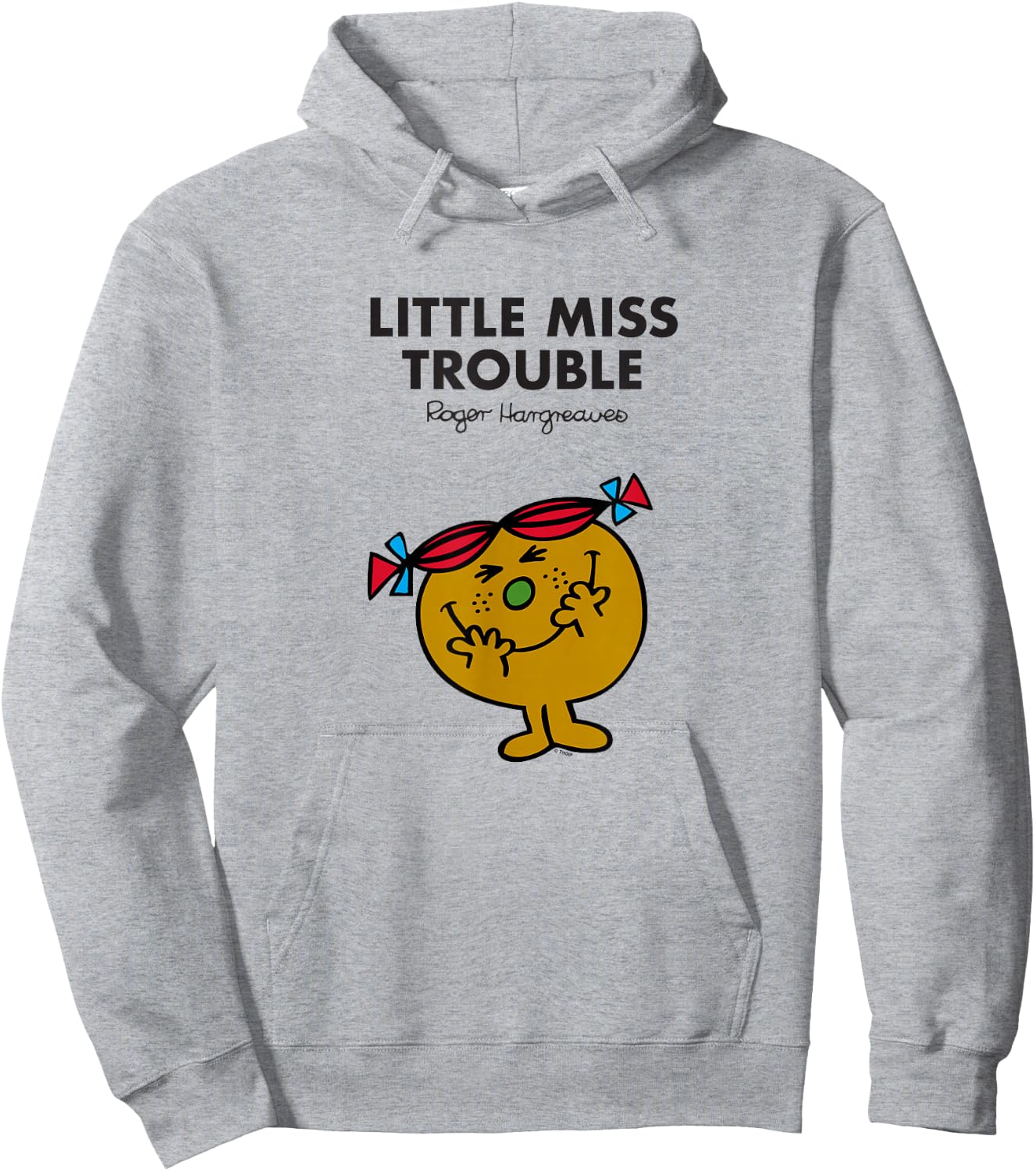 Mr. Men Little Miss Trouble Hoodie - Hoodie | Ash