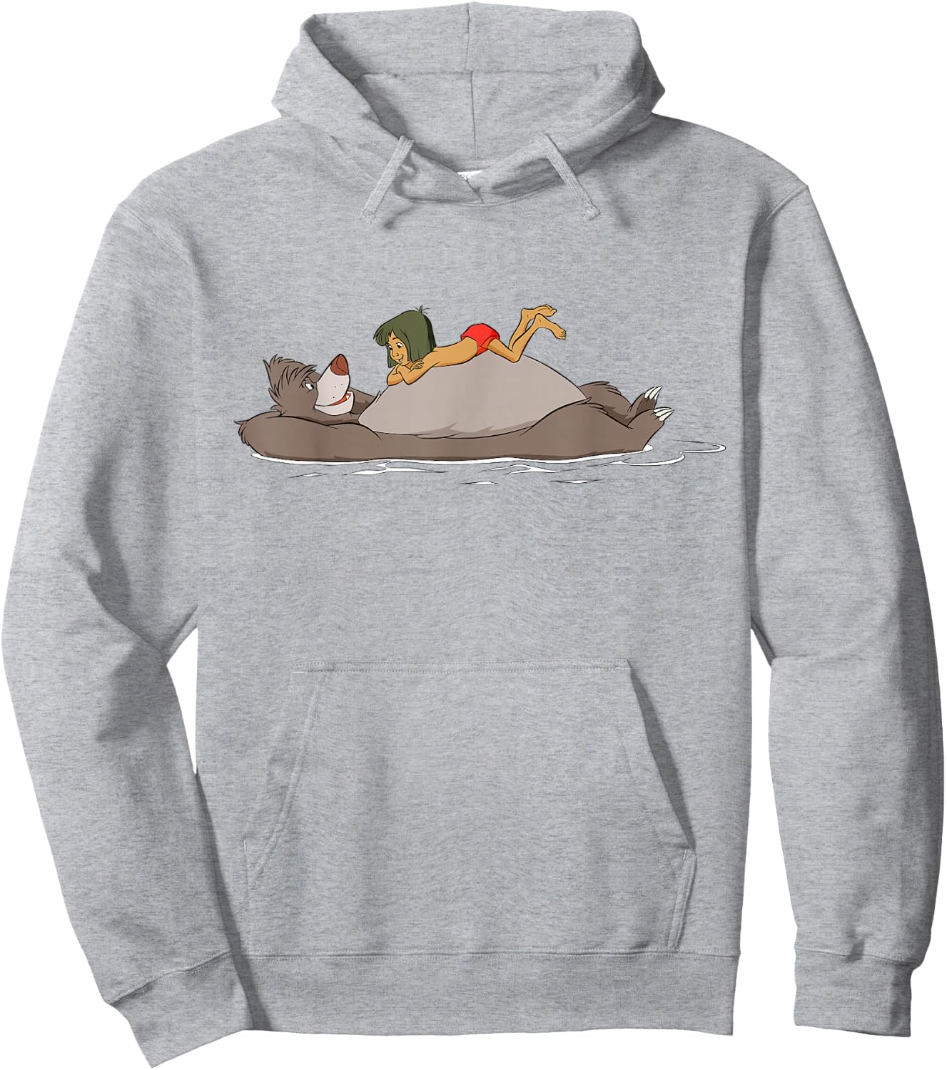 Disney The Jungle Book Mowgli and Baloo Small Hoodie - Hoodie | Ash