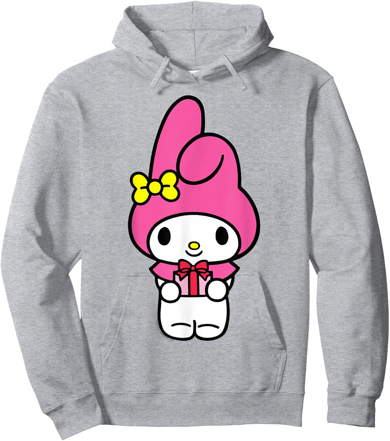 My Melody Front and Back Shirt Hoodie - Hoodie | Ash