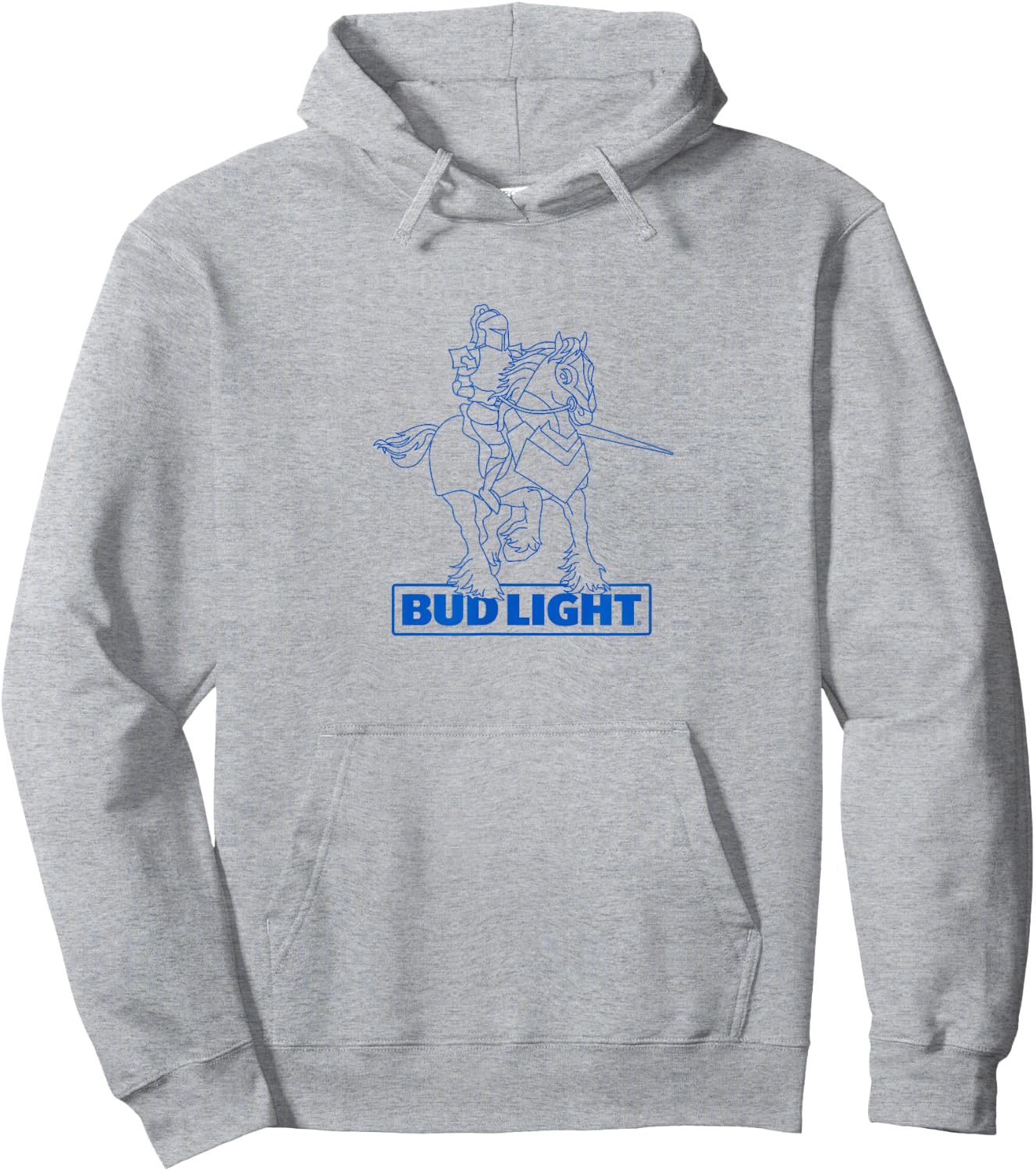 Bud Light Knight Dilly Dilly Hoodie - Hoodie | Ash