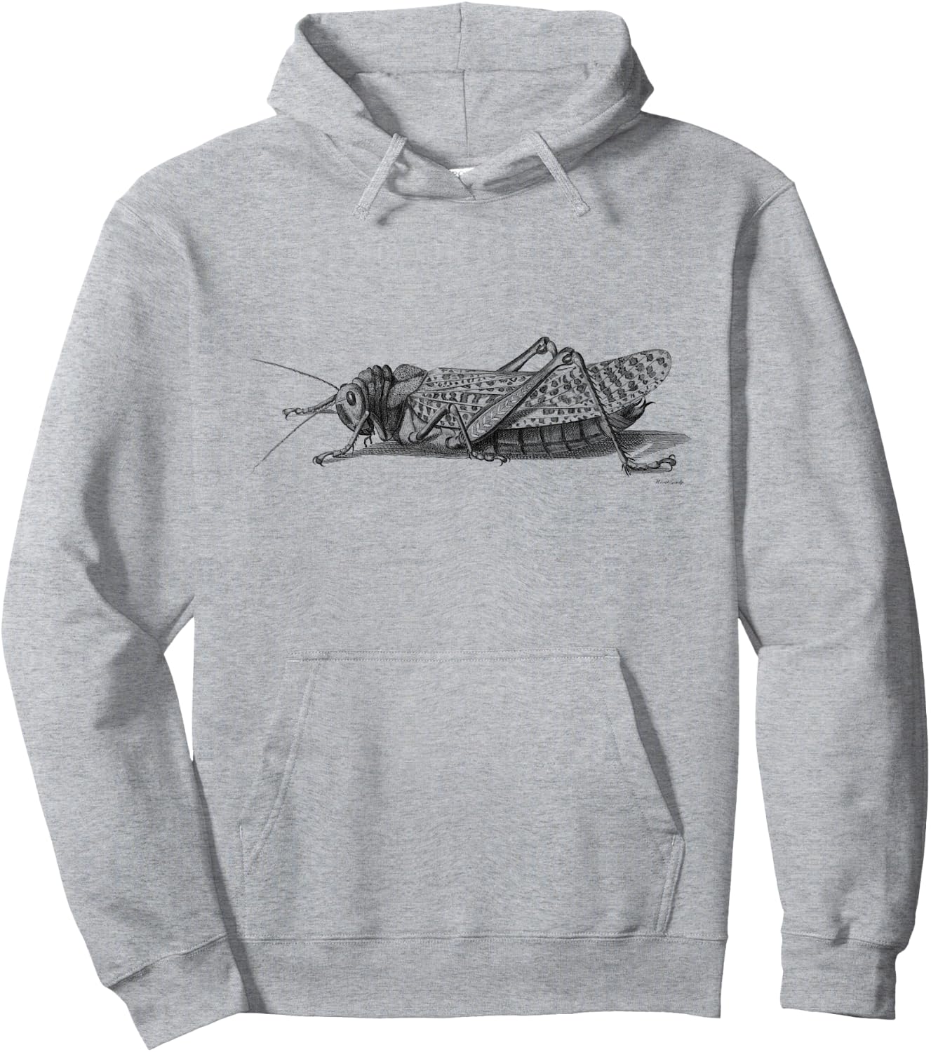 Cricket . Vintage Cricket Insect Hoodie - Hoodie | Ash