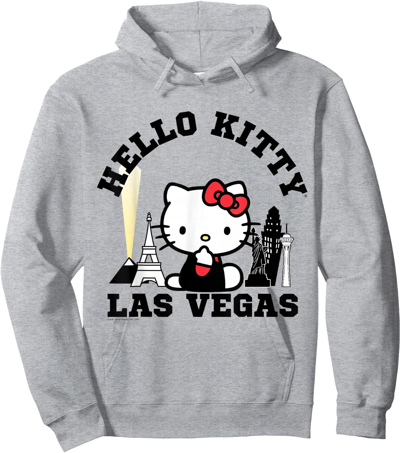 Hello Kitty Viva Las Vegas Shirt Hoodie - Hoodie | Ash