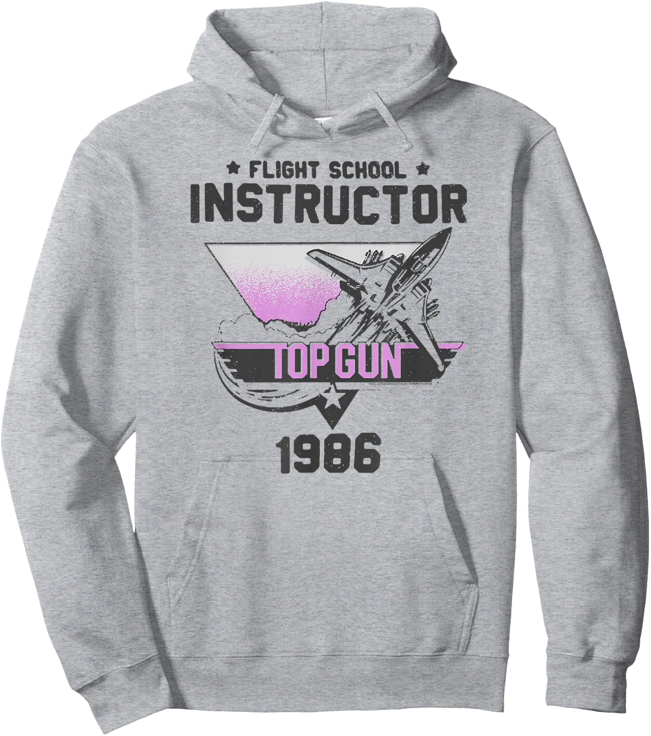 Top Gun Flight School Instructor Action Movie Hoodie - Hoodie | Ash