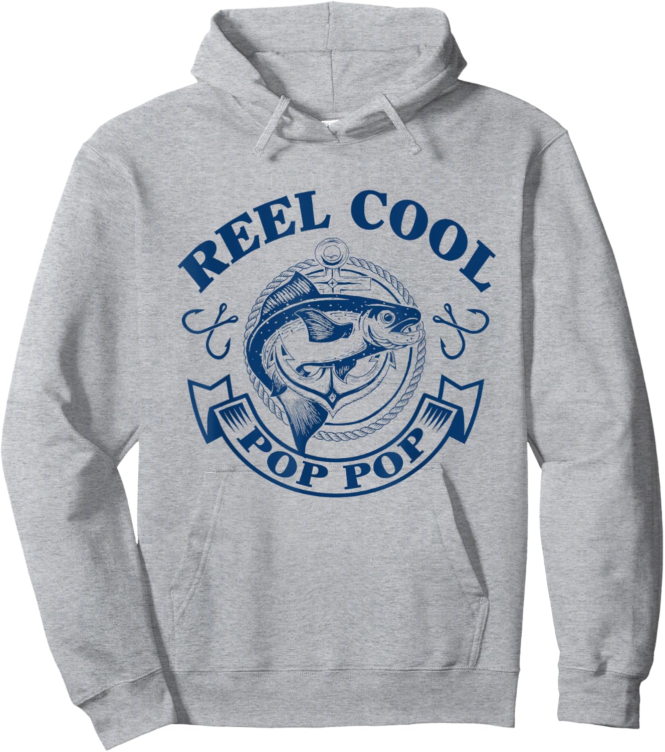 Reel Cool Pop Pop Shirt Hoodie - Hoodie | Ash