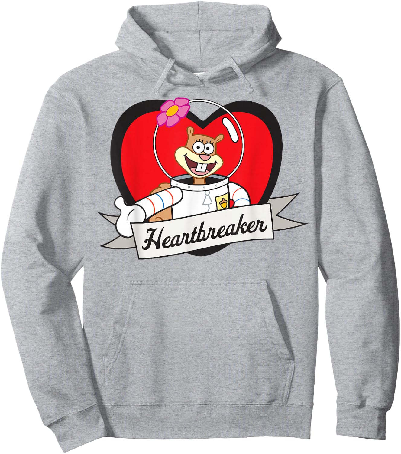 Spongebob Squarepants - Sandy Heartbreaker Hoodie - Hoodie | Ash