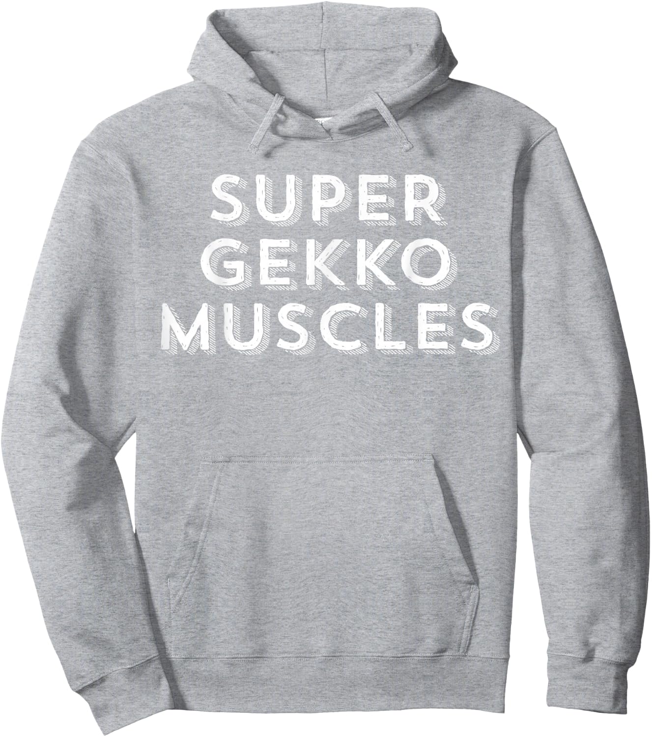Super Gekko Muscles Hoodie - Hoodie | Ash