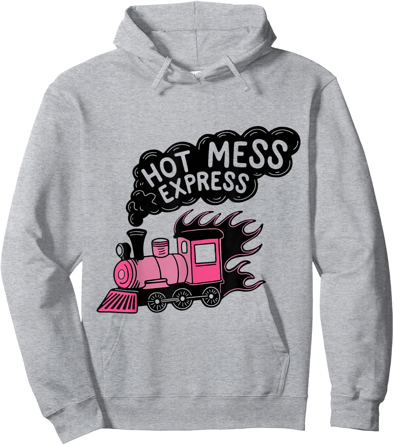 Hot Mess Express Hoodie - Hoodie | Ash