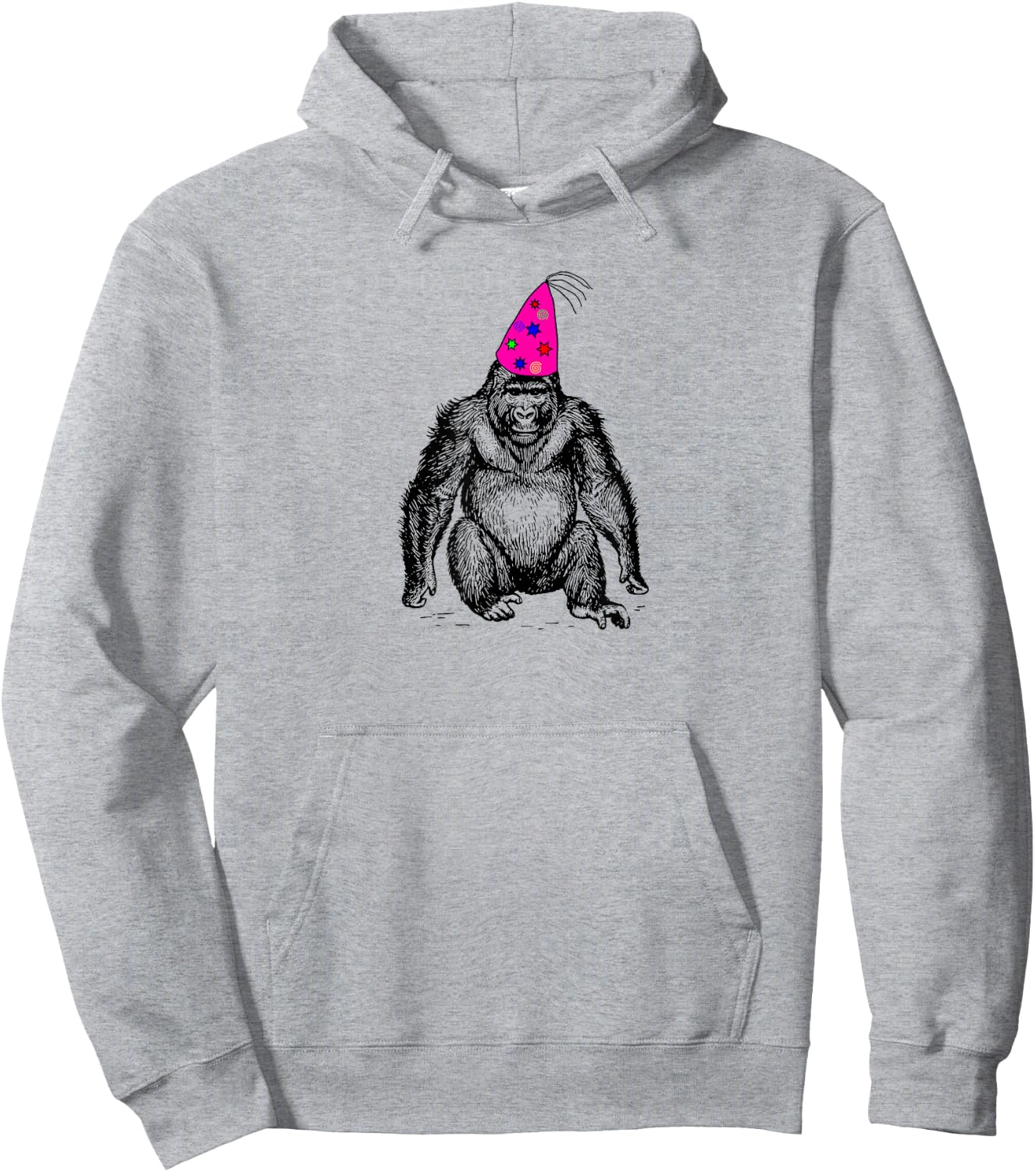 Gorilla Birthday Hoodie - Hoodie | Ash