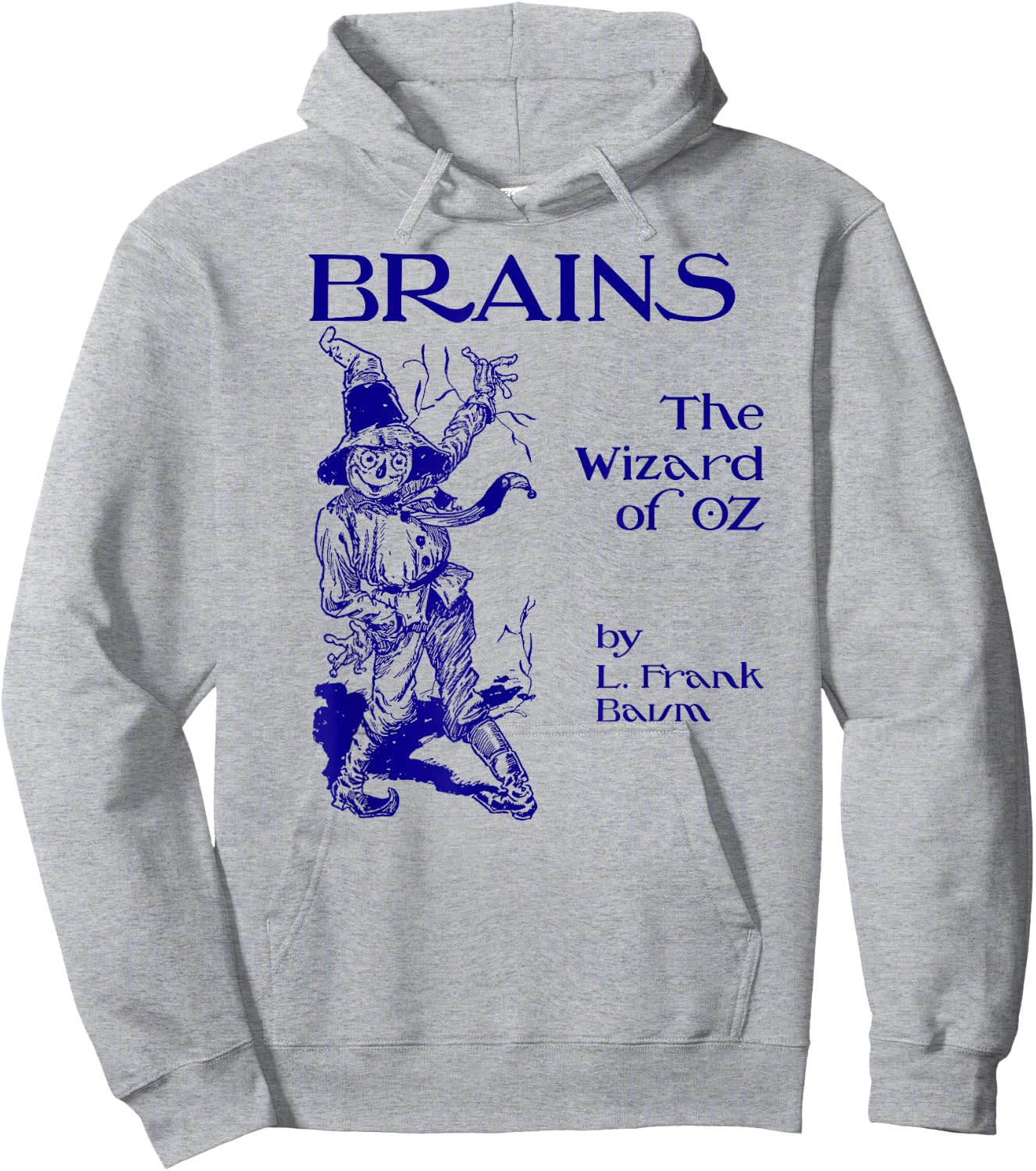 Use Your Brain Halloween Wizard of OZ Scarecrow Hoodie - Hoodie | Ash