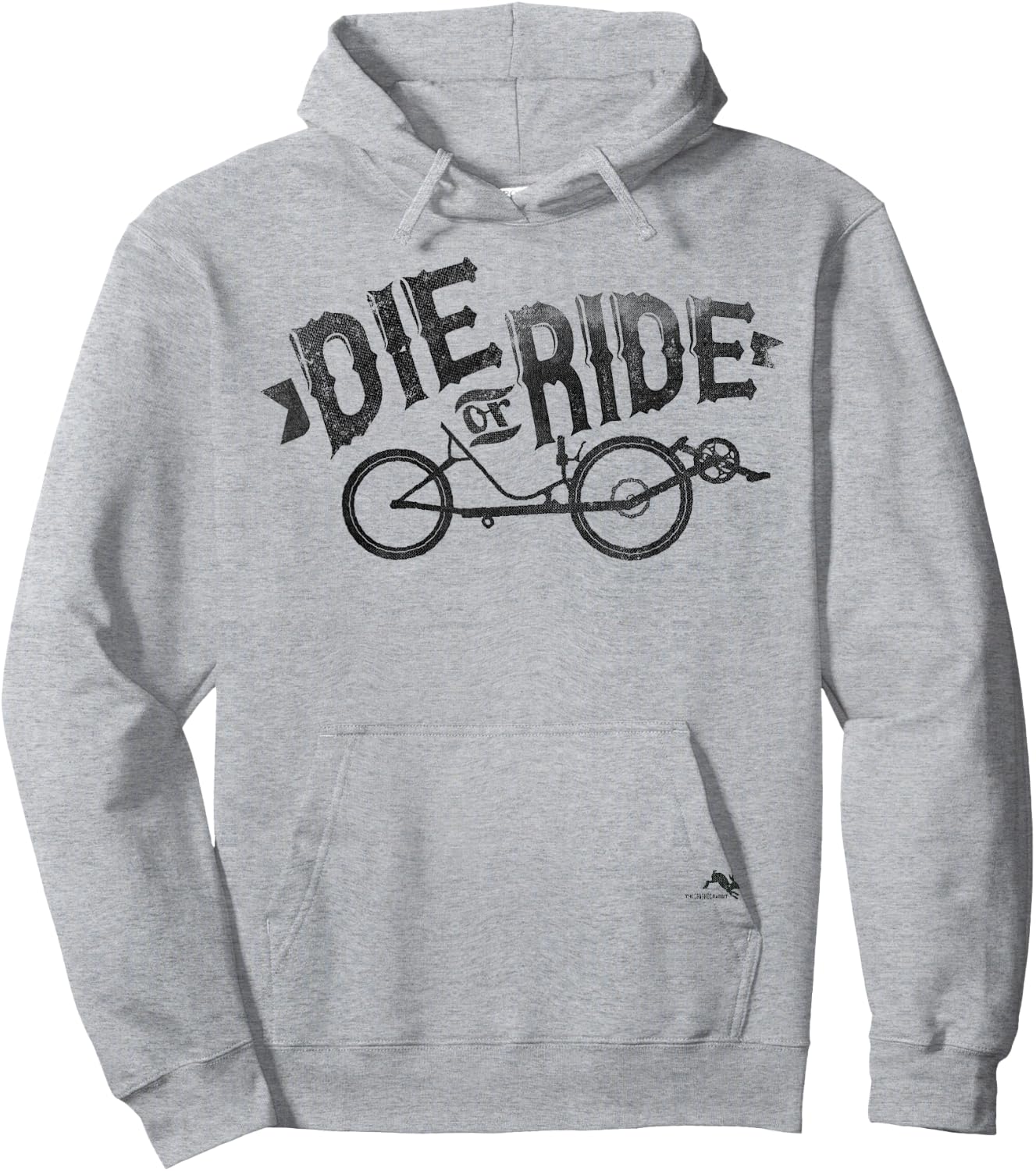 Die or Ride for Recumbent Bicycle Riders Hoodie - Hoodie | Ash