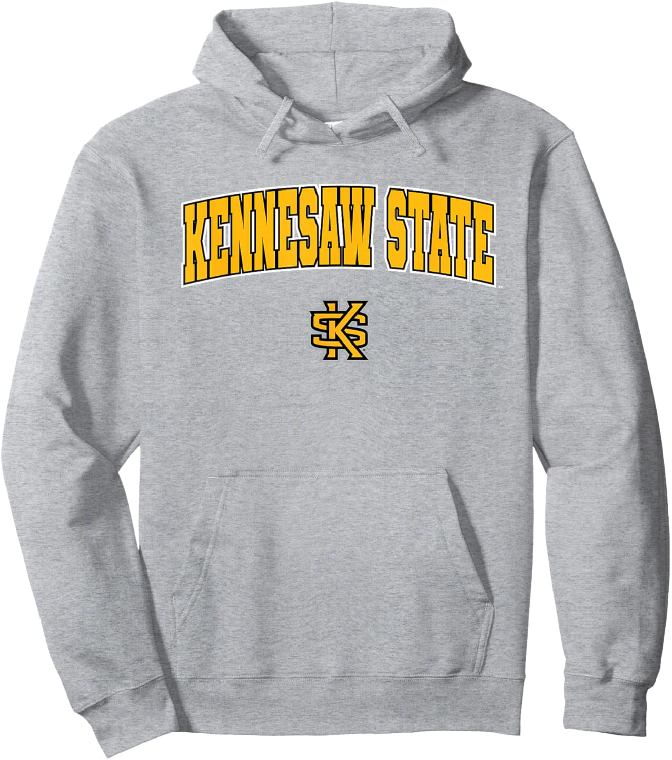 Kennesaw State University Owls Arch Logo Hoodie - Hoodie | Ash