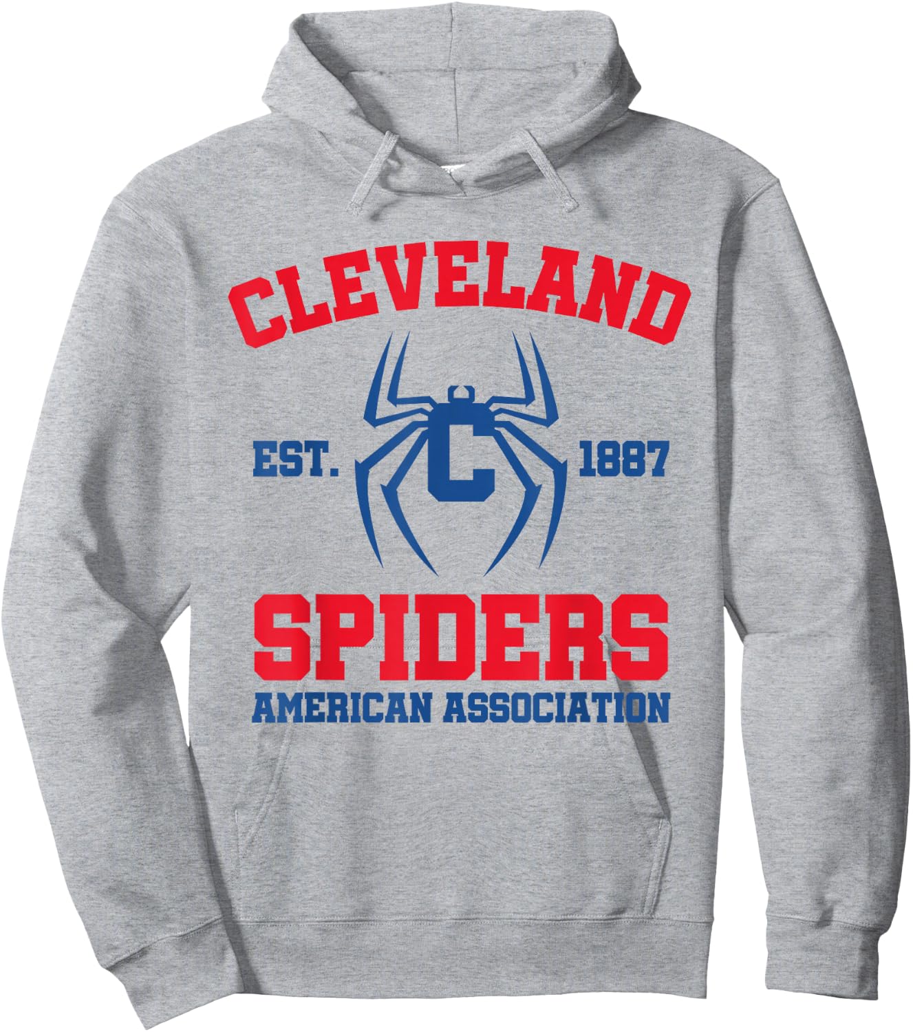Cleveland Spiders Baseball Fan Hoodie - Hoodie | Ash