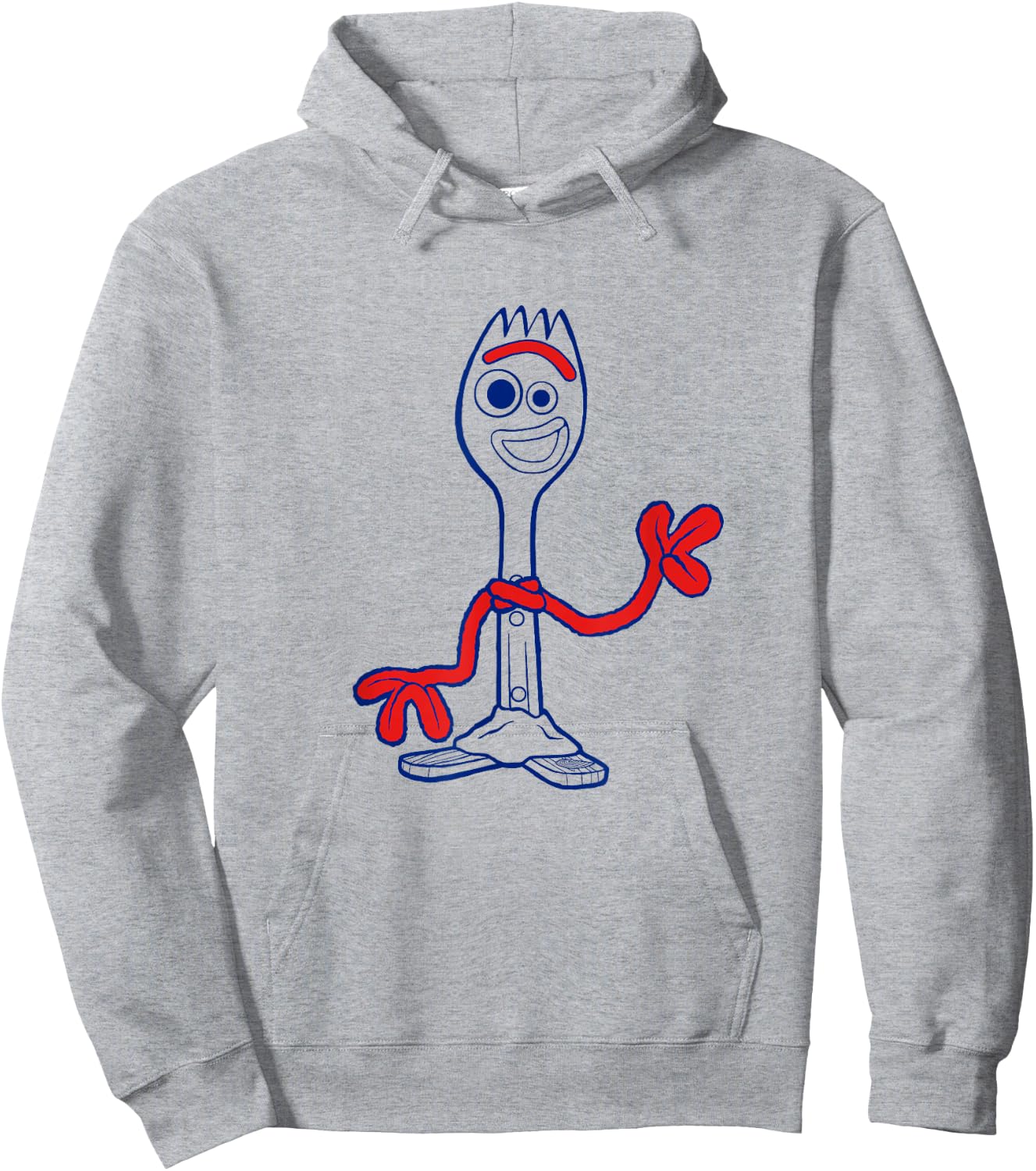 Disney Pixar Toy Story 4 Forky Waves Hi Hoodie - Hoodie | Ash