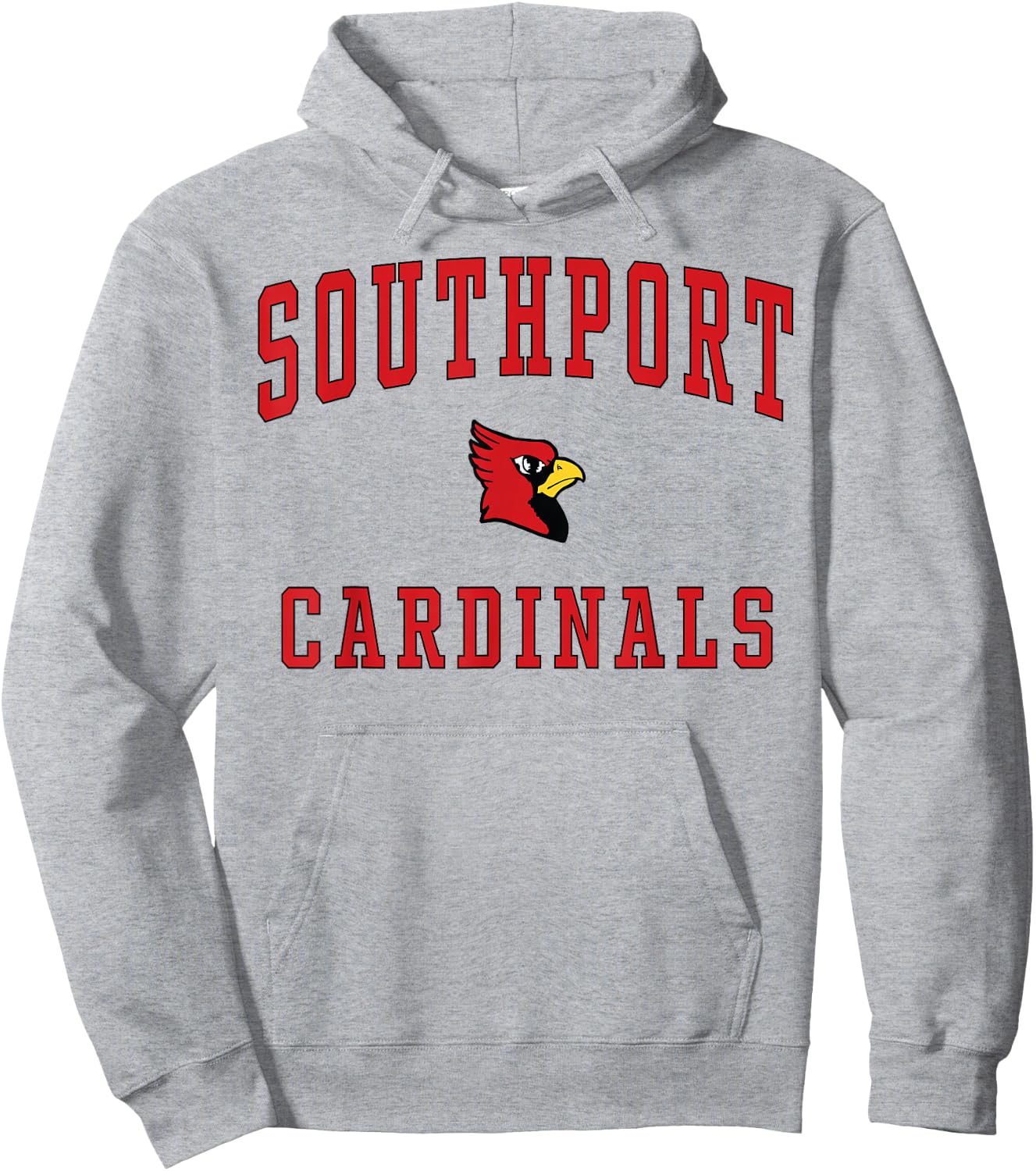 Southport High School Cardinals Hoodie - Hoodie | Ash