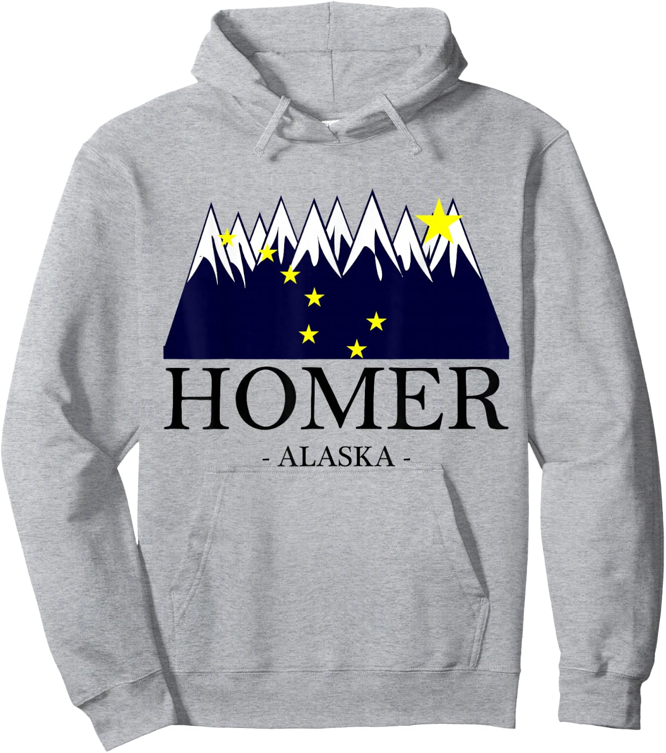 Homer Alaska - | Awesome Mountain - Gift Hoodie - Hoodie | Ash