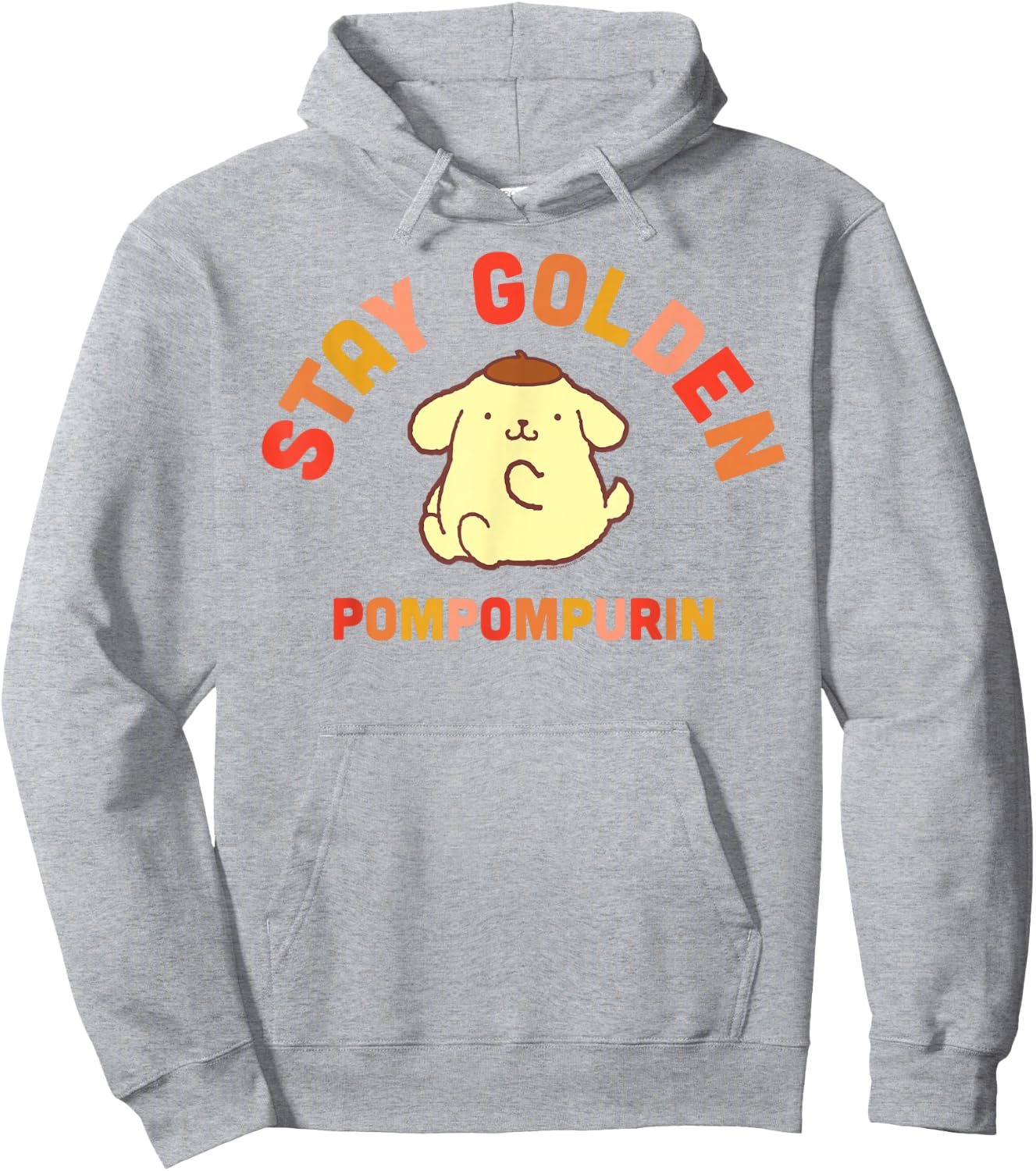 Pompompurin Stay Golden Hoodie - Hoodie | Ash