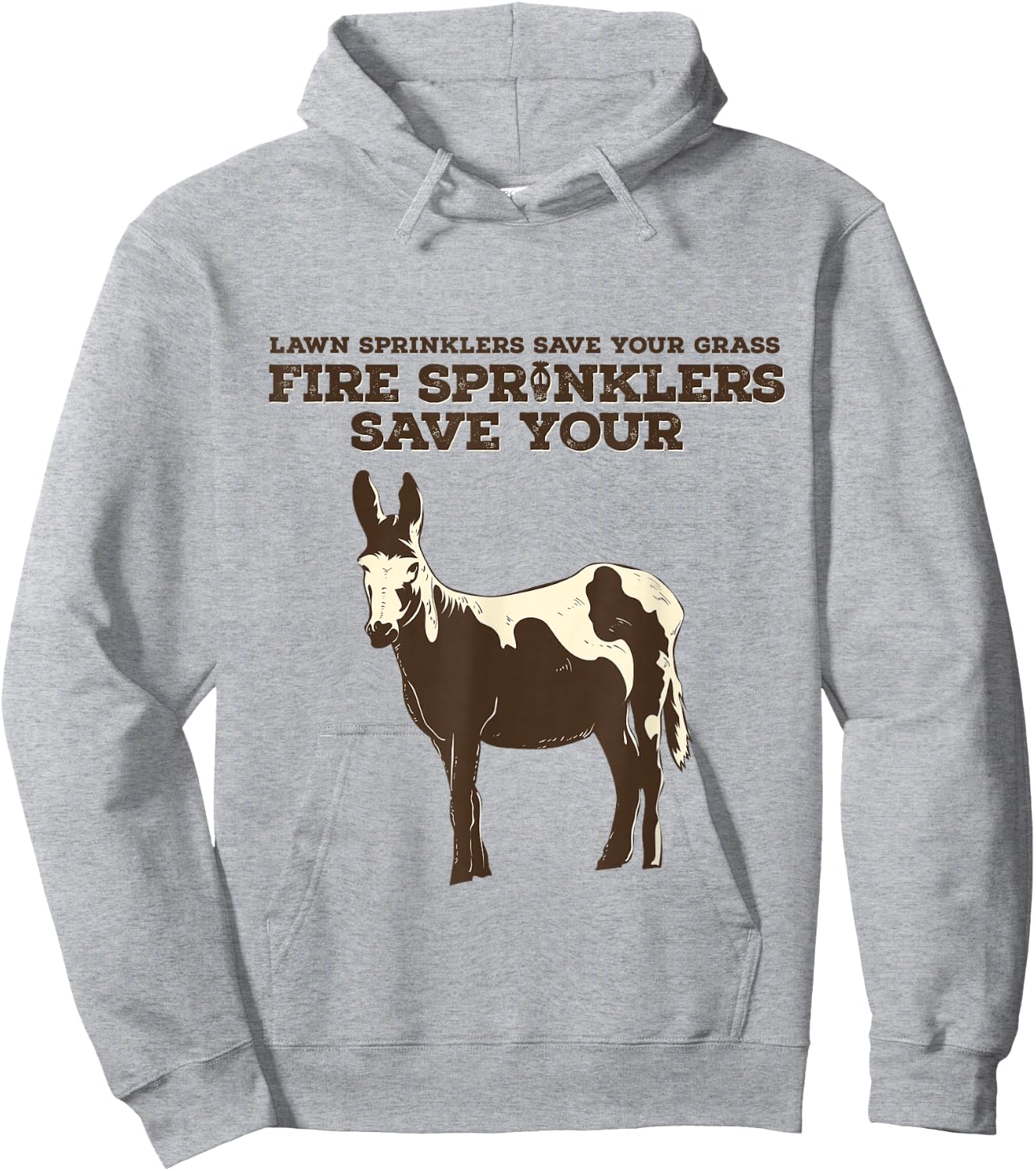 Fire Sprinklers Save Lives Funny Hoodie - Hoodie | Ash