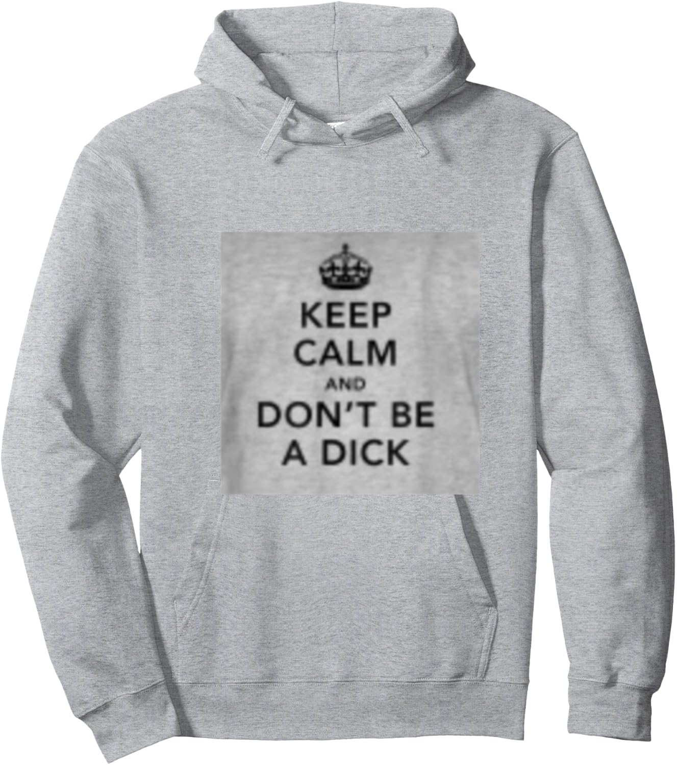Keep calm don't be a dick Hoodie - Hoodie | Ash