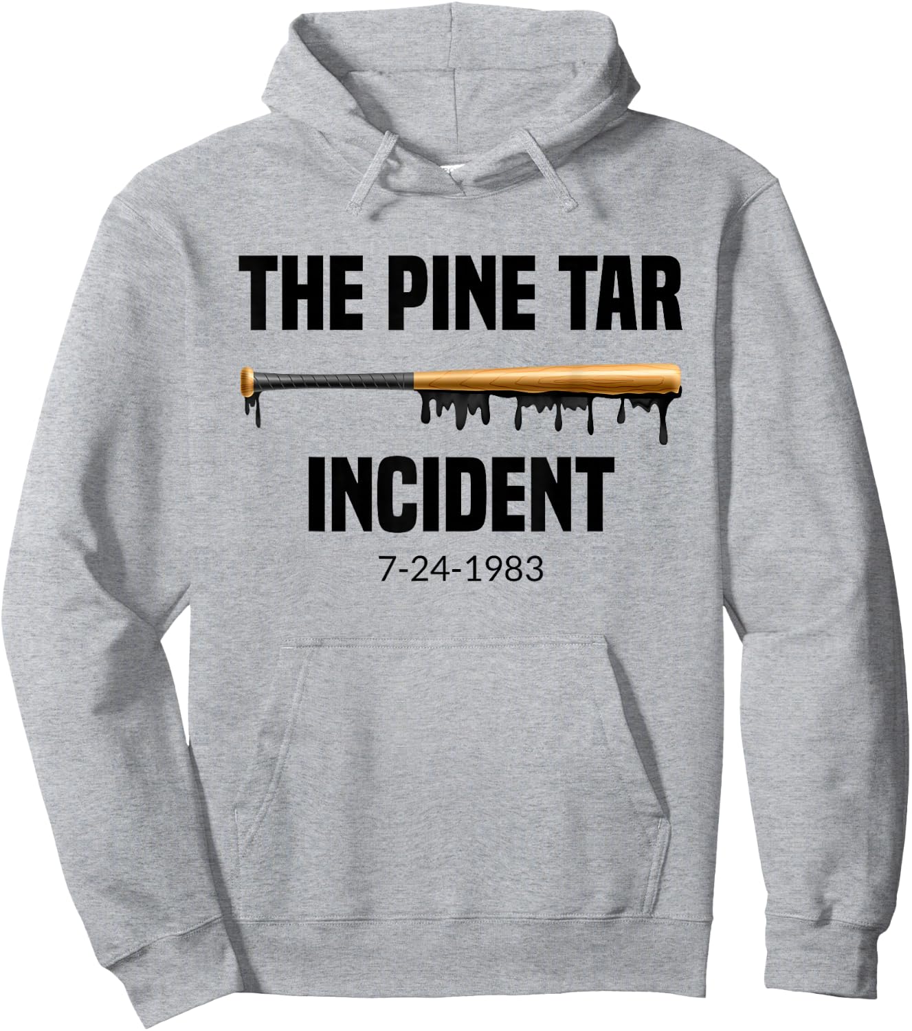 The Pine Tar Incident 1980s Baseball Fan Gift Hoodie - Hoodie | Ash