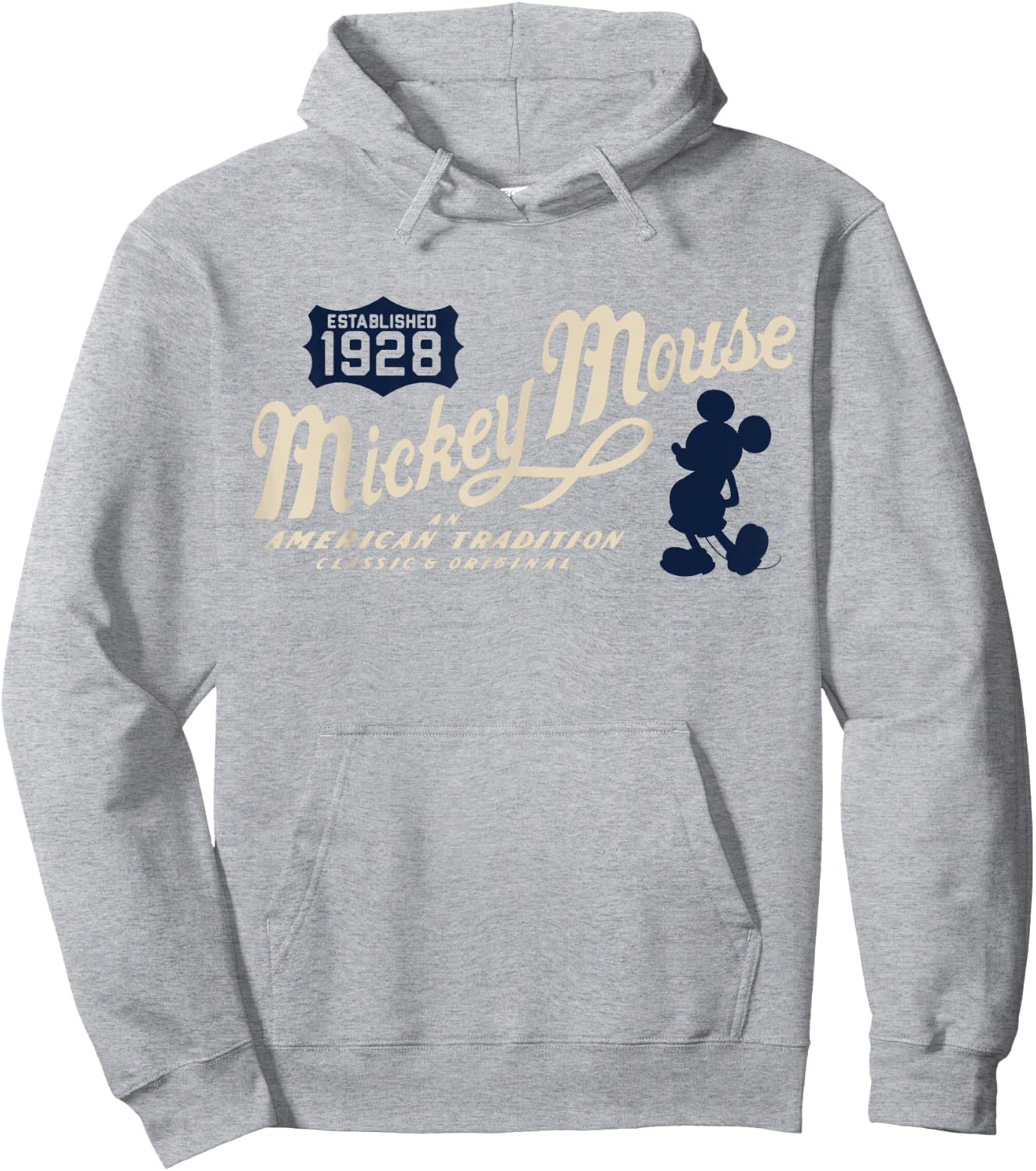 Disney - Mickey Mouse Classic Hoodie - Hoodie | Ash