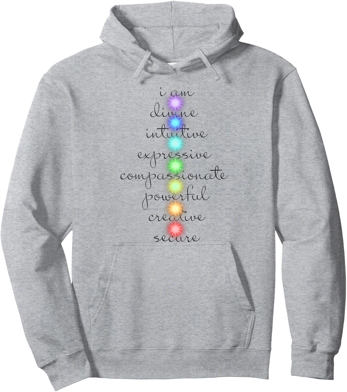 7 Chakras For Yoga Lovers Hoodie - Hoodie | Ash