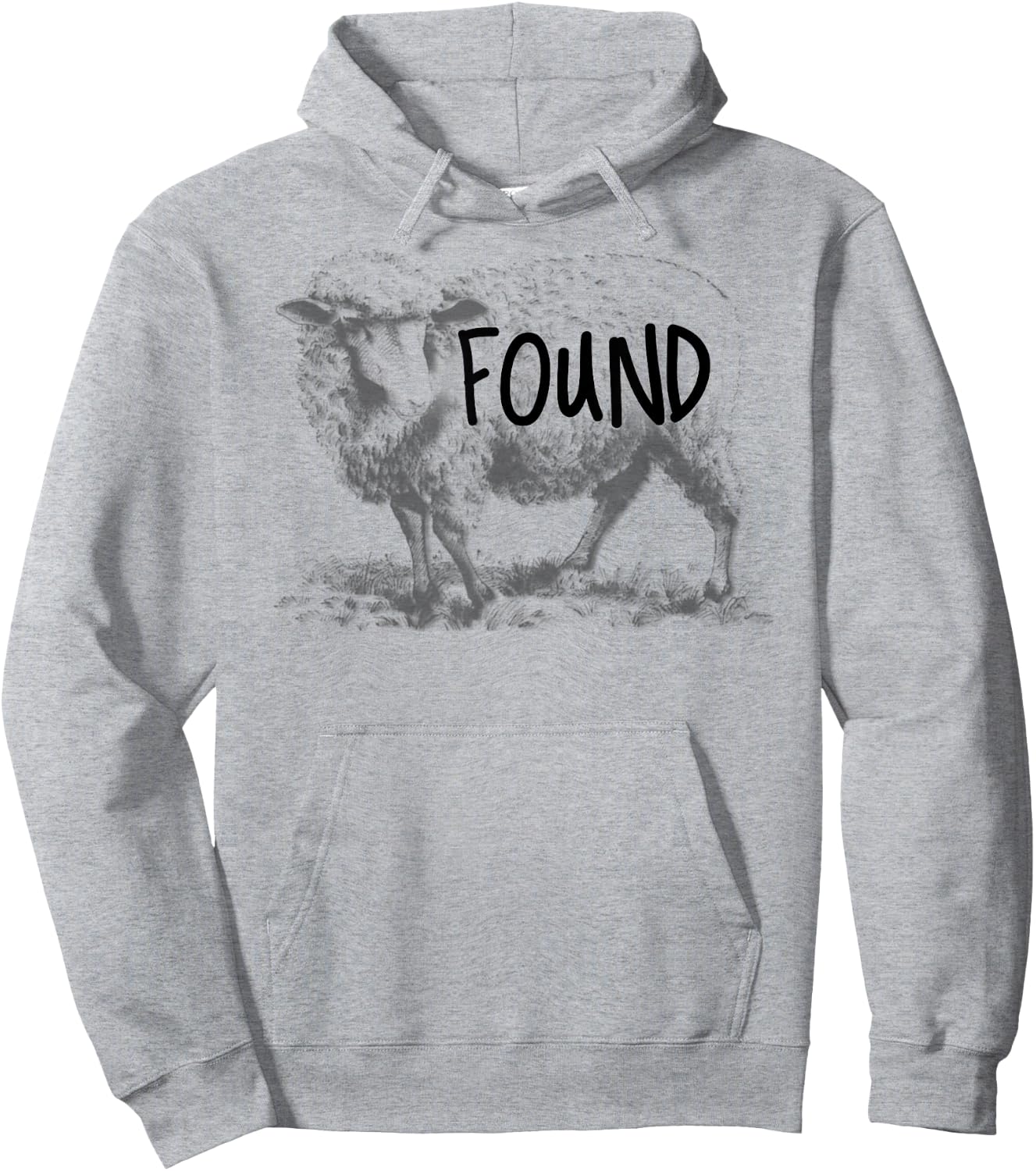 leaves the 99 To Rescue Me Lost Sheep Found Hoodie - Hoodie | Ash
