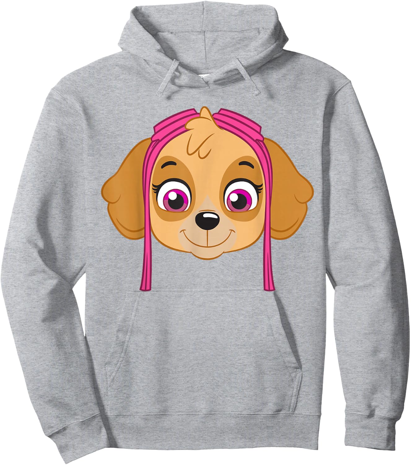Paw Patrol Big Skye Head Hoodie - Hoodie | Ash