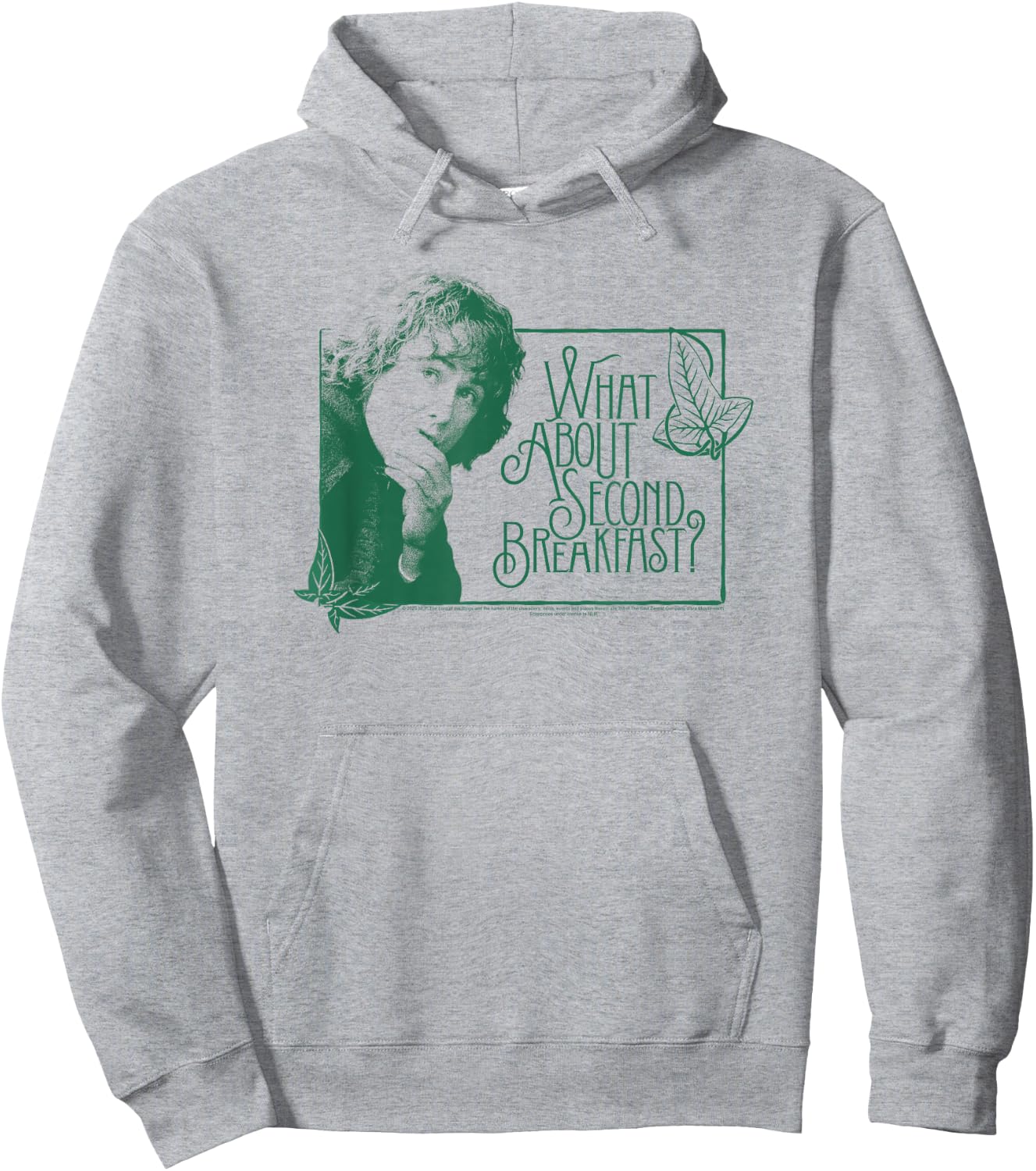 Lord of The Rings Second Breakfast Pippin Hoodie - Hoodie | Ash