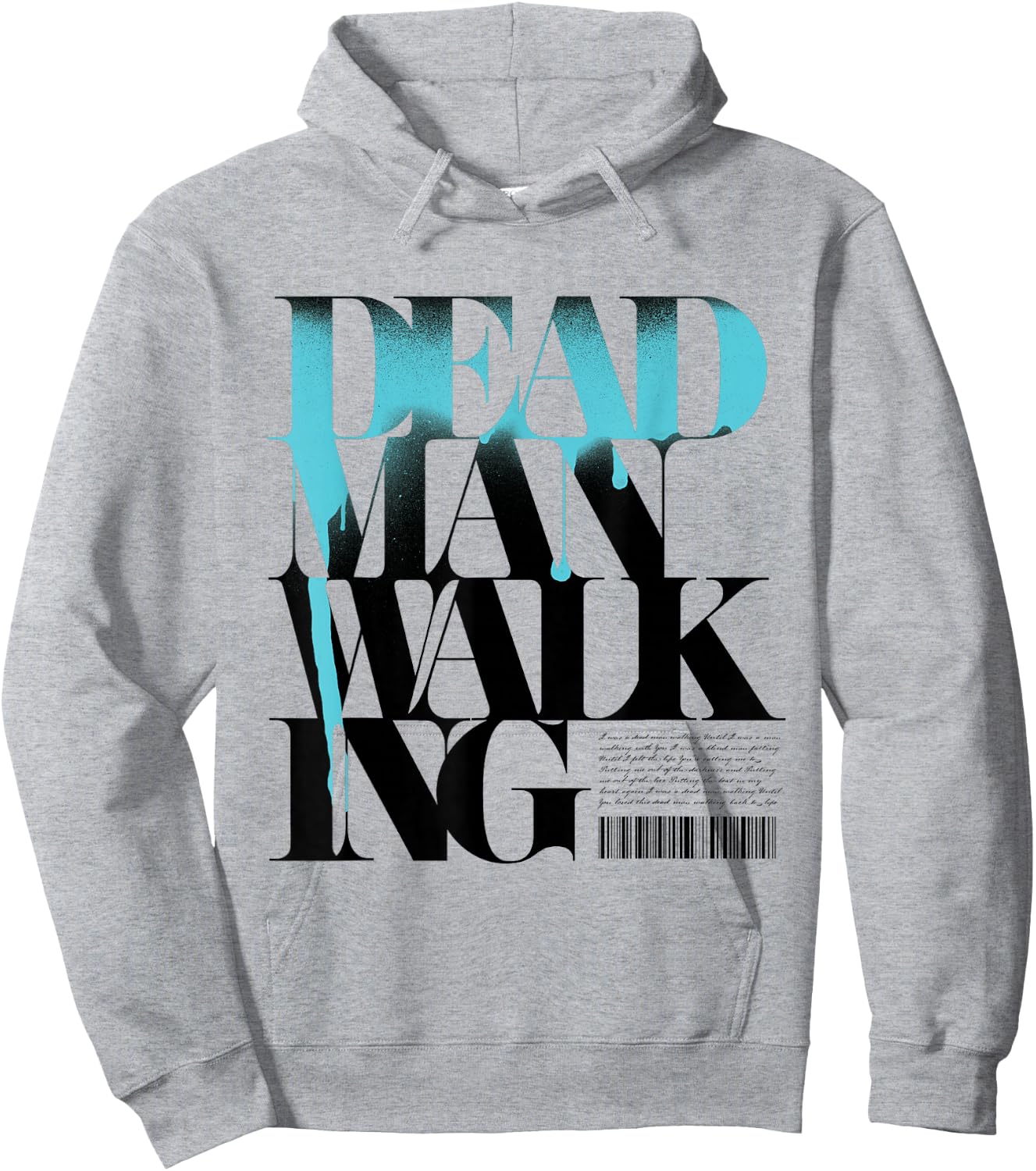 Dead Man Walking - Paint Hoodie - Hoodie | Ash