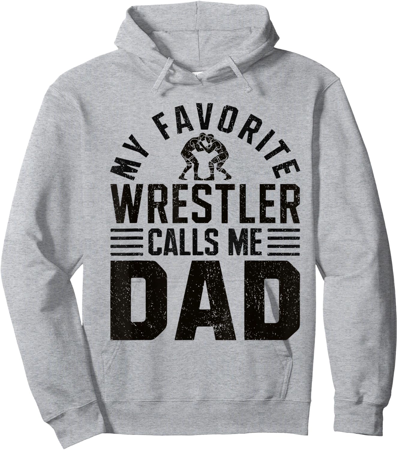 Wrestler Daddy Funny Wrestling Dad Hoodie - Hoodie | Ash