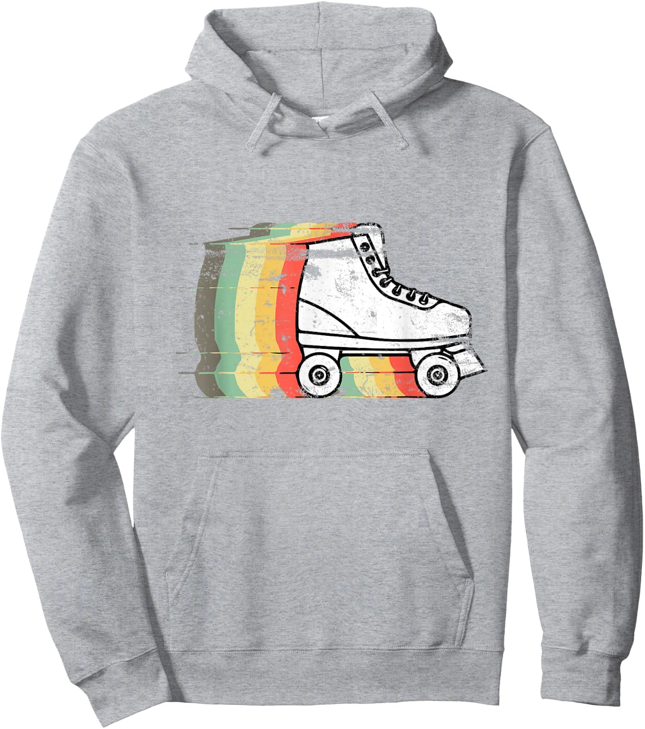 Roller Skate Skating 70s Retro Gift Hoodie - Hoodie | Ash