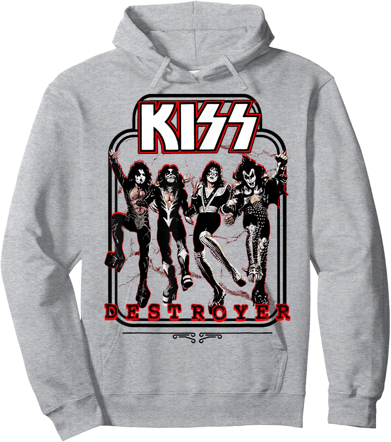 KISS - Destroyer Hoodie - Hoodie | Ash