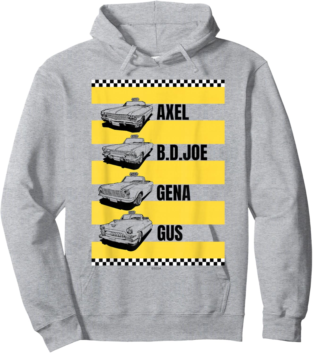 Crazy Taxi Fast Lane Crew Hoodie - Hoodie | Ash