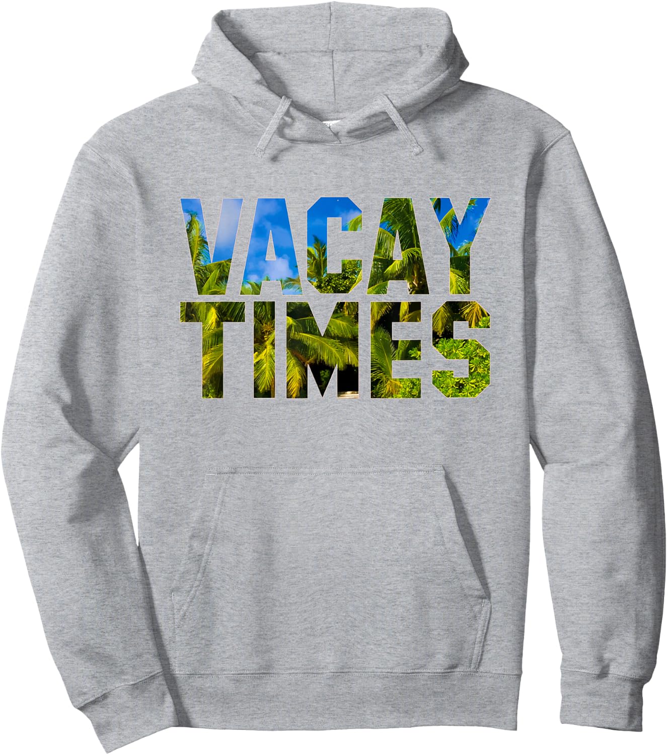 Vacay Times Shirt Vacation Date Hoodie - Hoodie | Ash