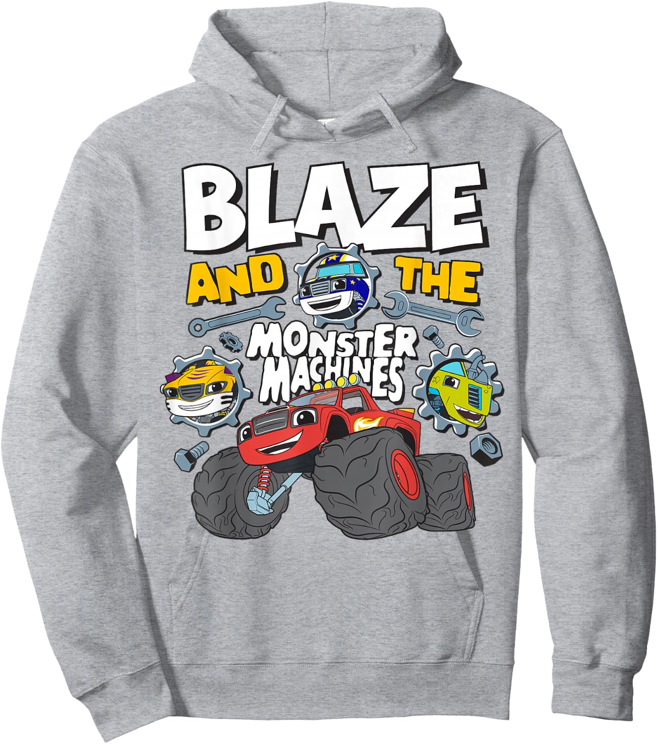 Blaze & The Monster Machines Group Hoodie - Hoodie | Ash