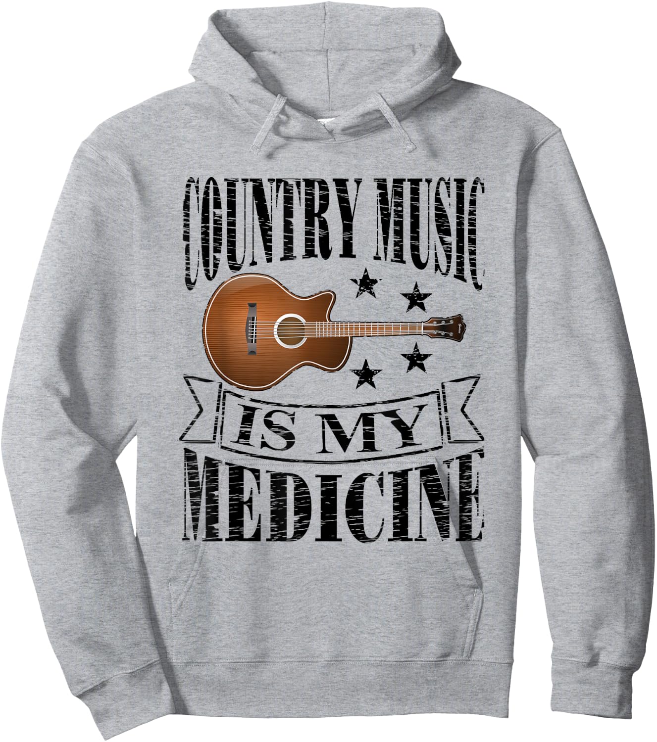 Country Music Is My Medicine T Shirt Gifts Hoodie - Hoodie | Ash