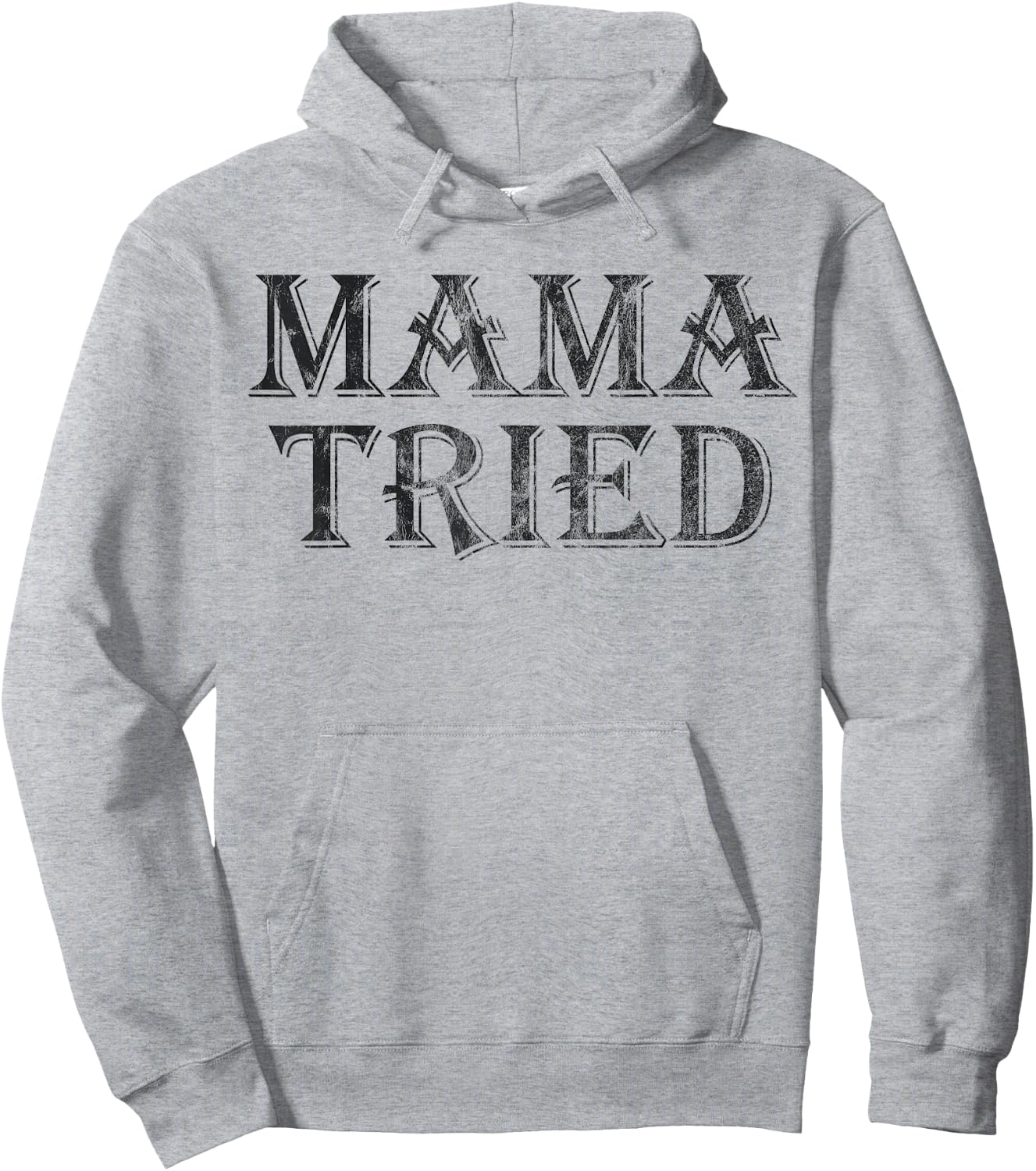 Mama Tried Country Music Redneck Vintage Hoodie - Hoodie | Ash