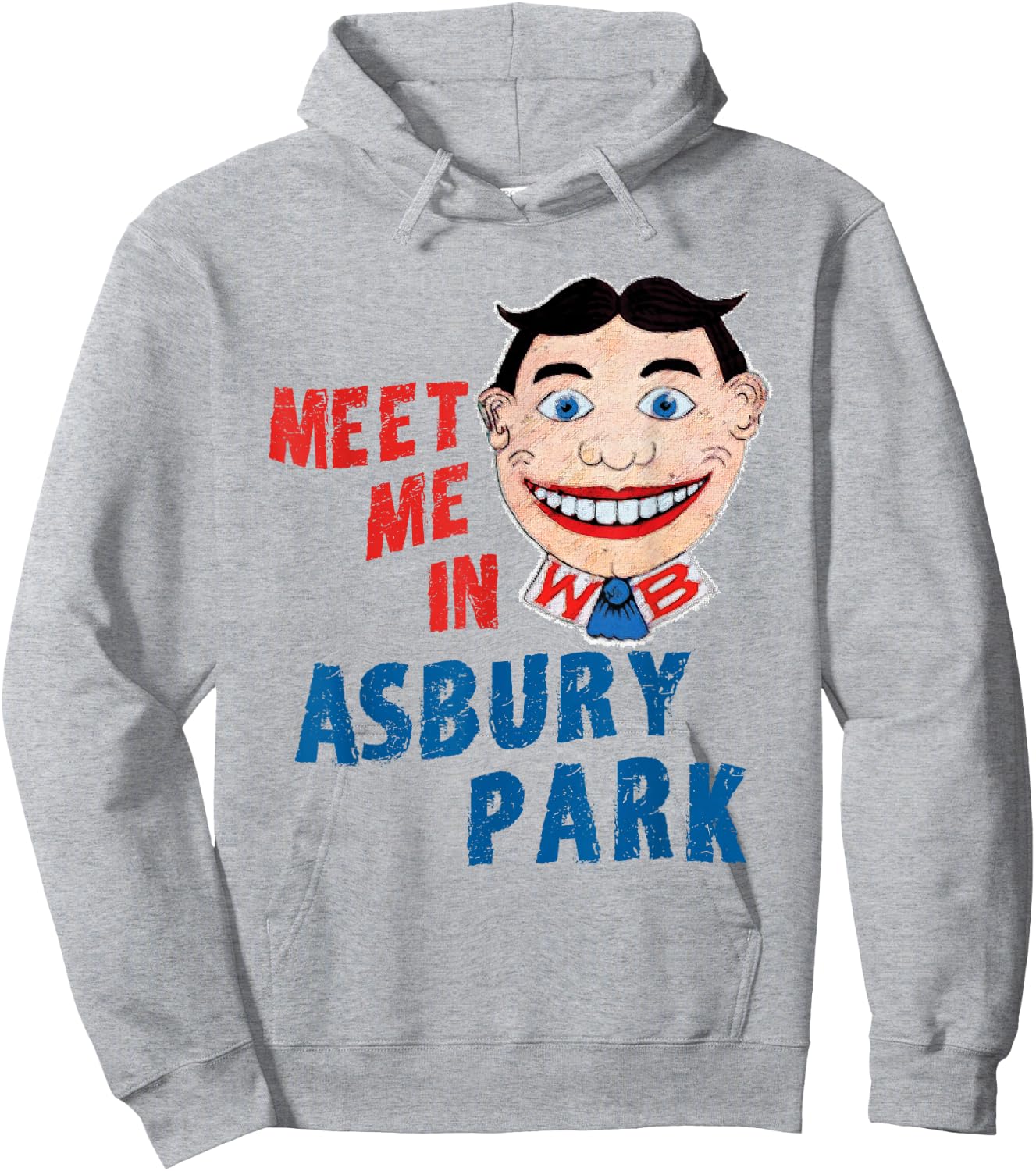 Meet Me In Asbury Park Iconic Tillie Hoodie - Hoodie | Ash