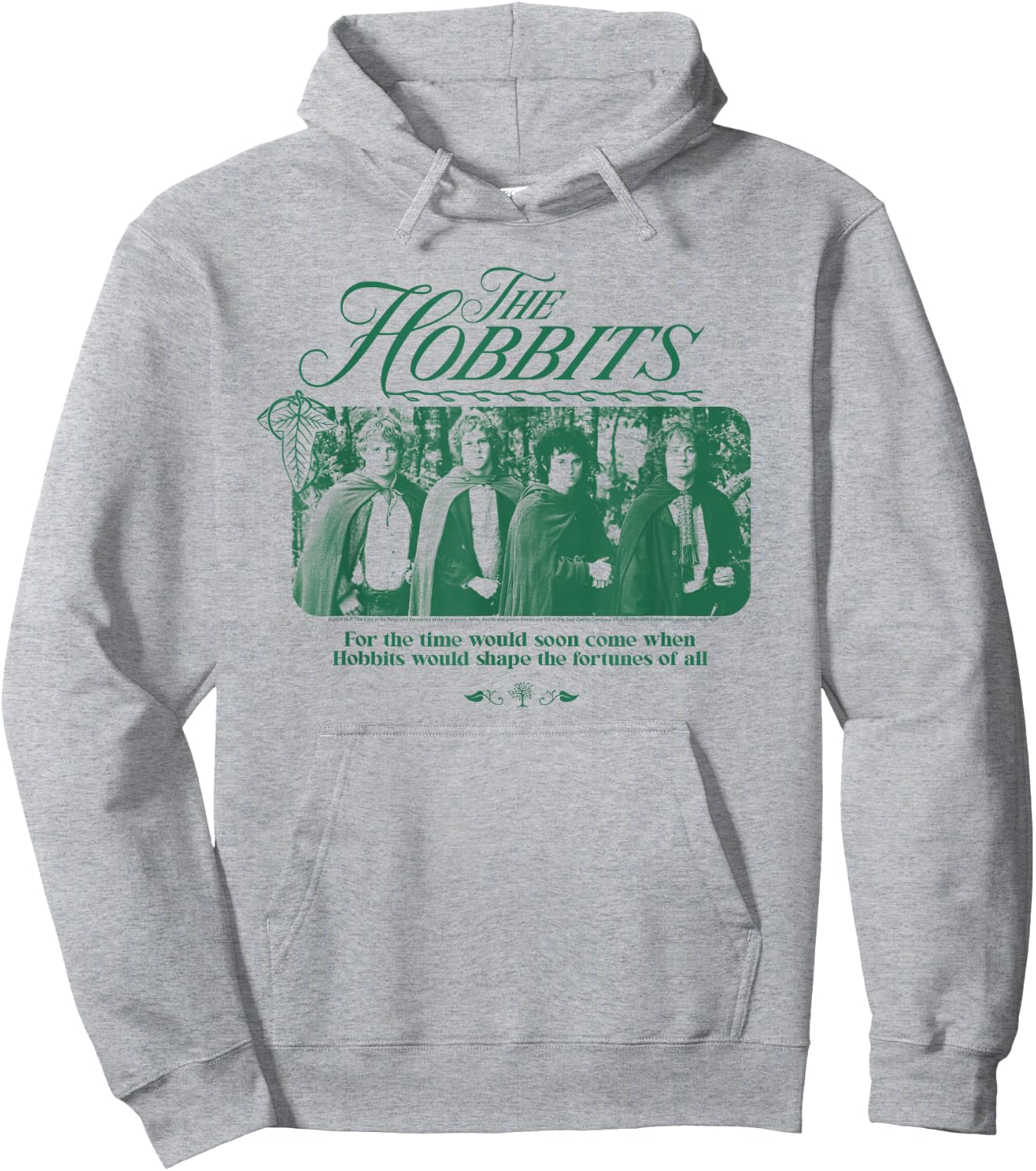 Lord of The Rings Hobbits of The Shire Hoodie - Hoodie | Ash