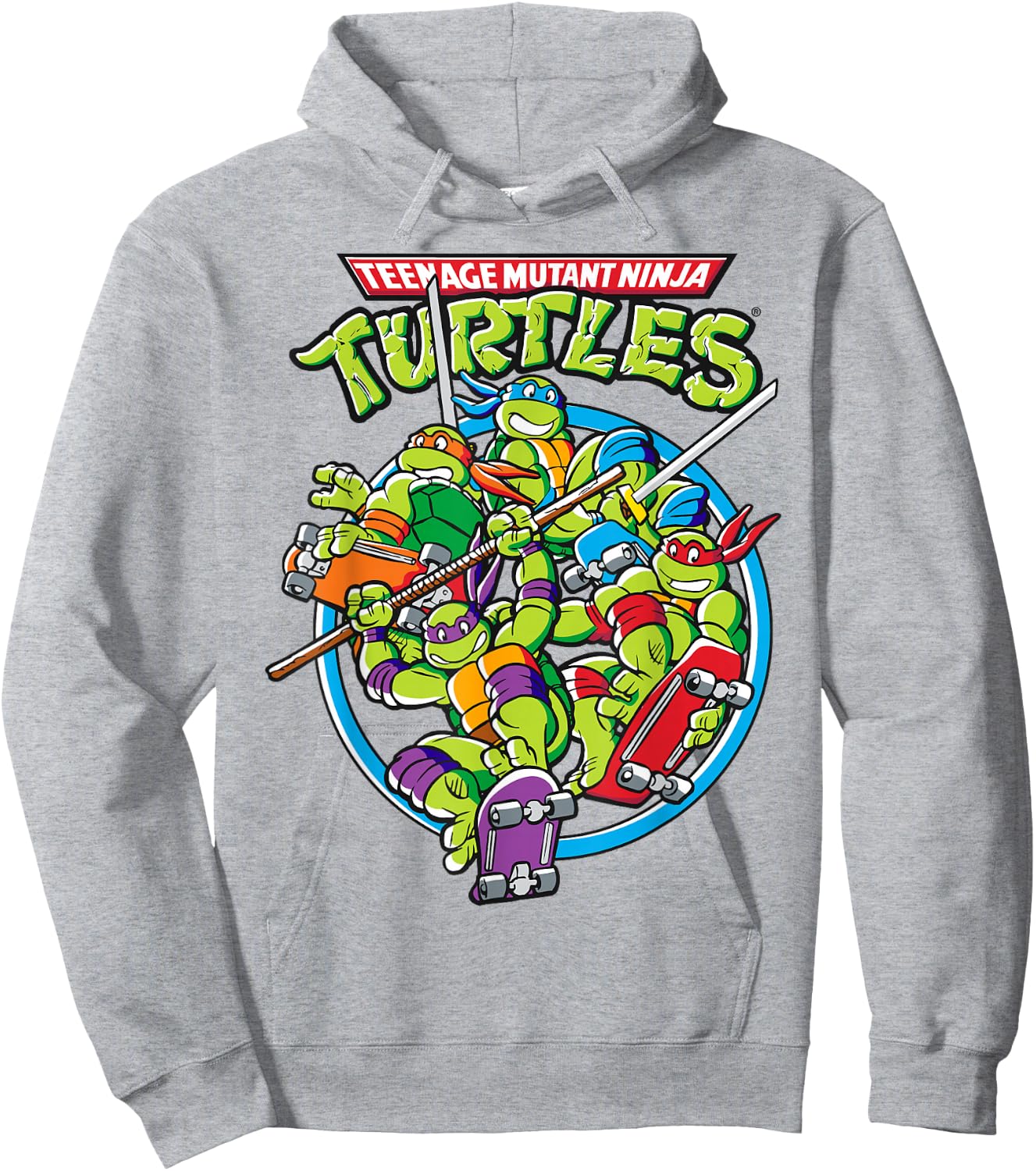 Teenage Mutant Ninja Turtles Skateboarding Team Hoodie - Hoodie | Ash