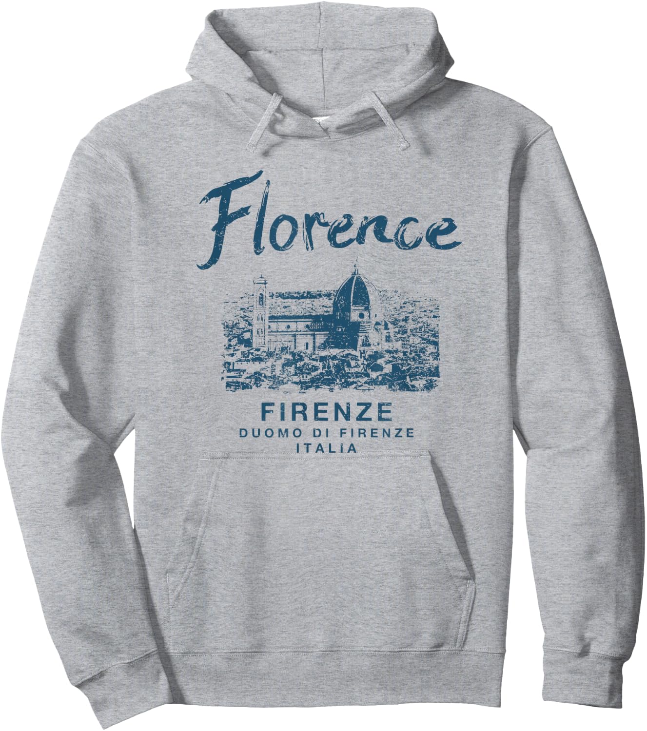 Florence Italy Duomo di Firenze Vintage Italian Hoodie - Hoodie | Ash