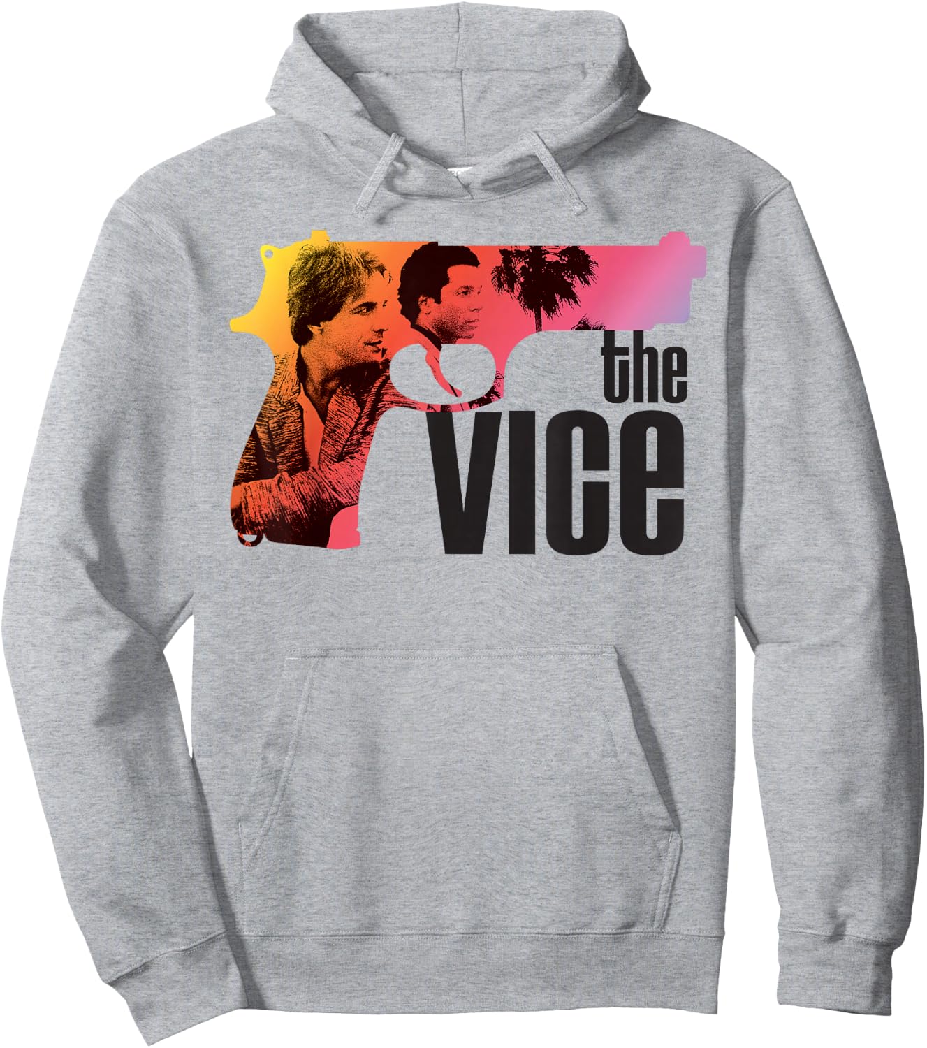 Miami Vice 'The Vice' Neon Gun Hoodie - Hoodie | Ash