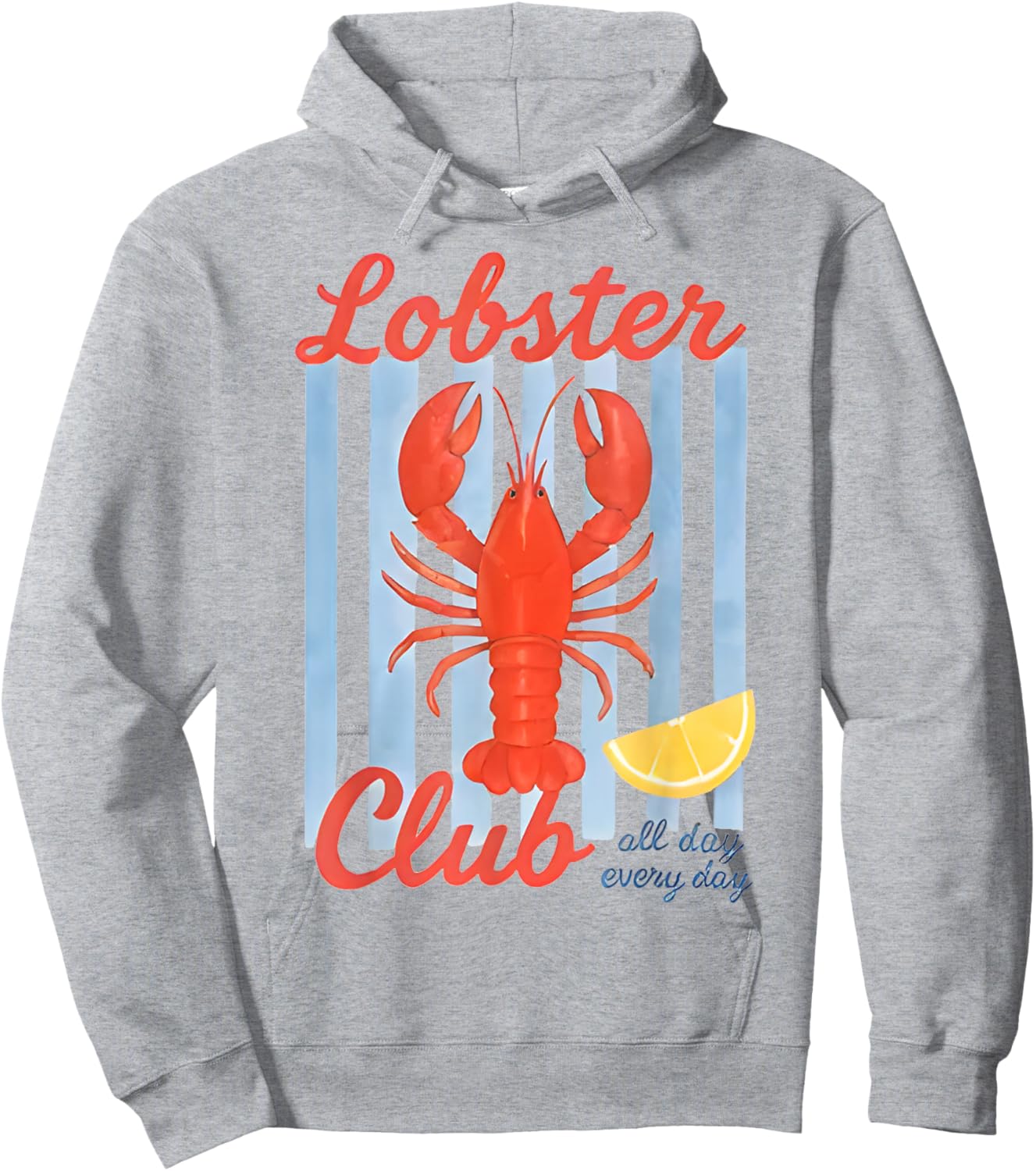 Vintage Red Lobster Hoodie - Hoodie | Ash